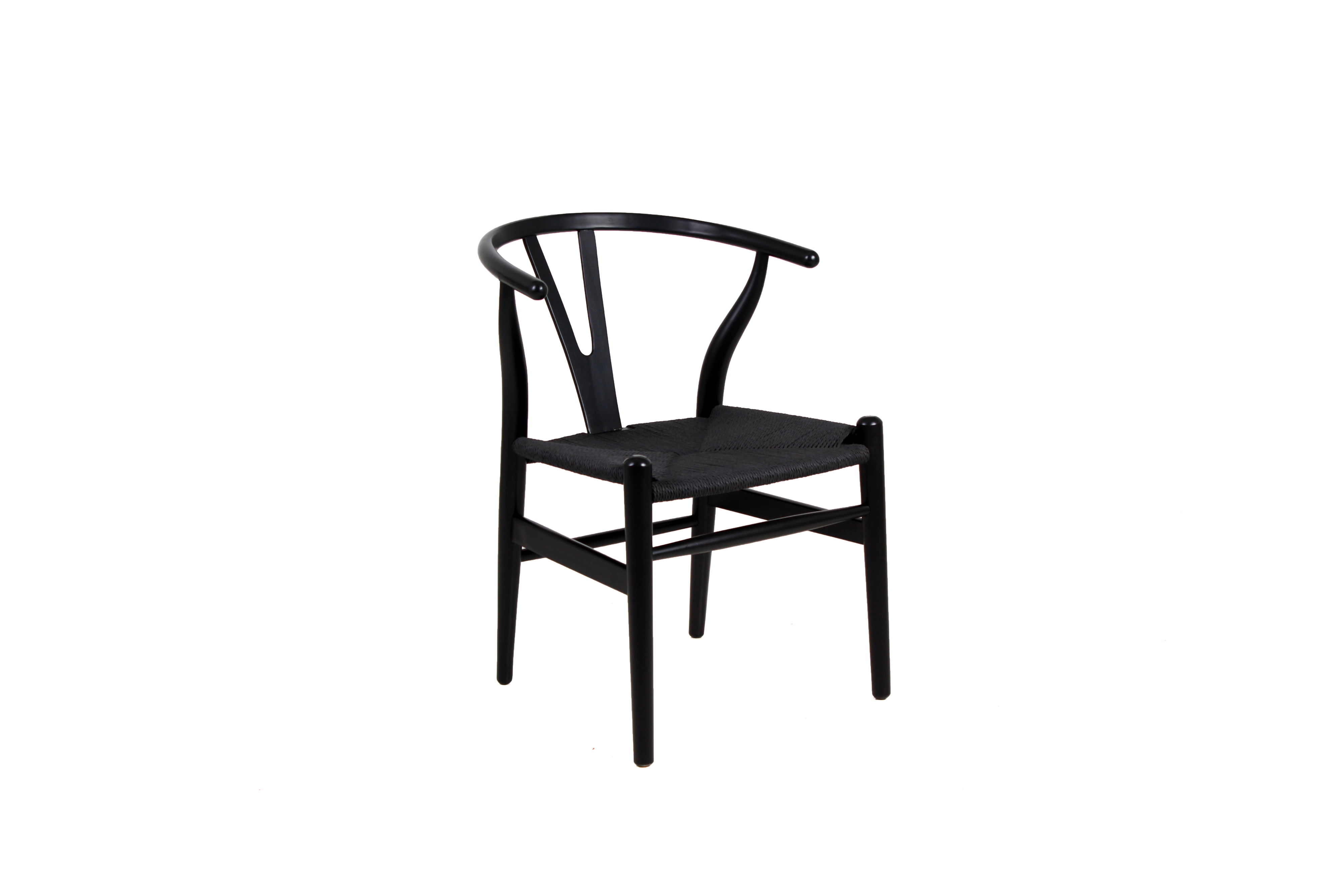 Silla Mérida MADERA NEGRA TEJIDO NEGRO