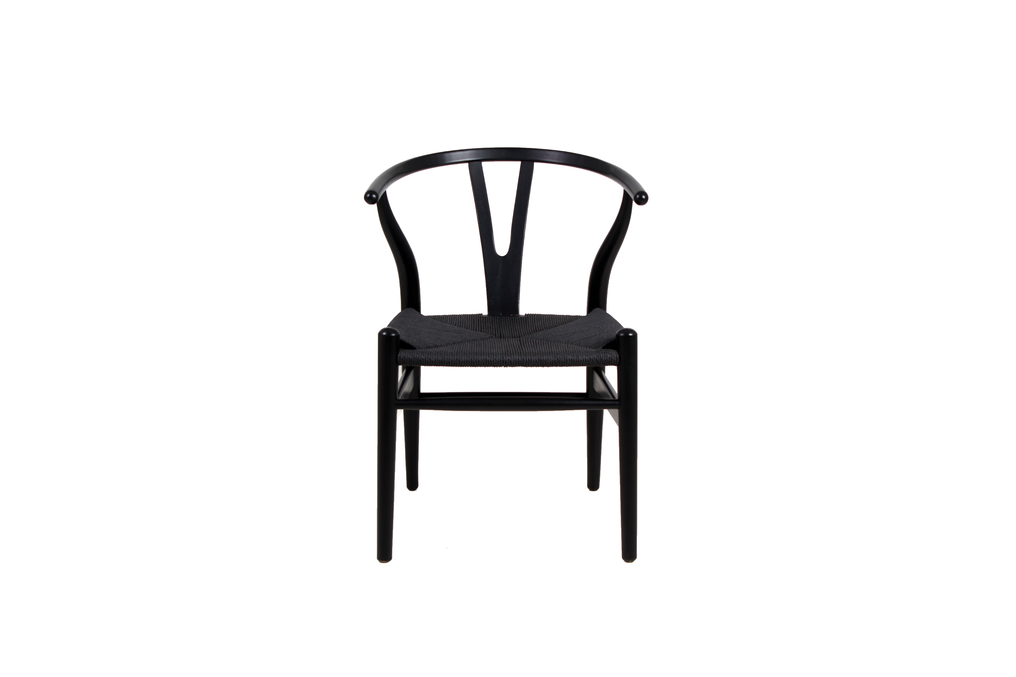 Silla Mérida MADERA NEGRA TEJIDO NEGRO
