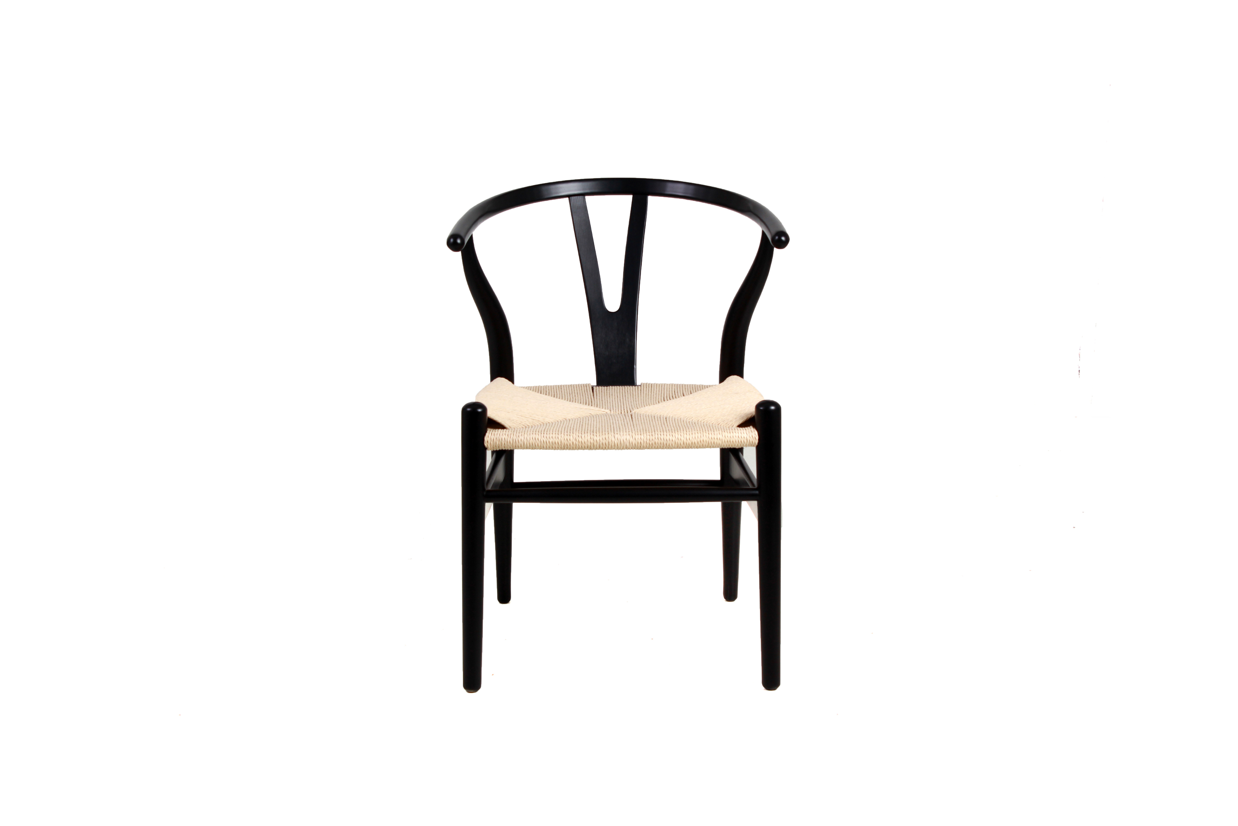 Silla Mérida MADERA NEGRA TEJIDO NATURAL