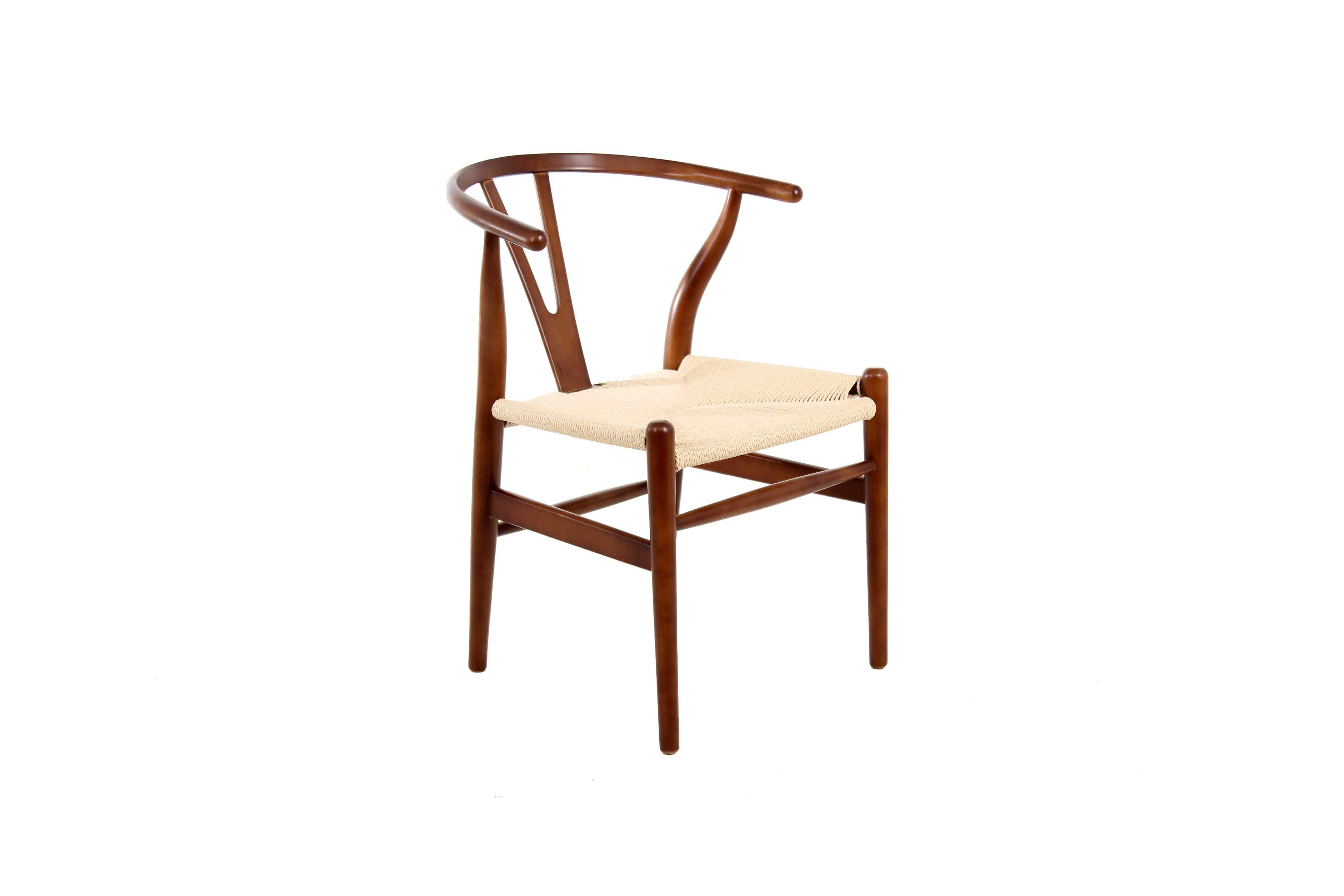 Silla Mérida MADERA WALNUT TEJIDO NATURAL