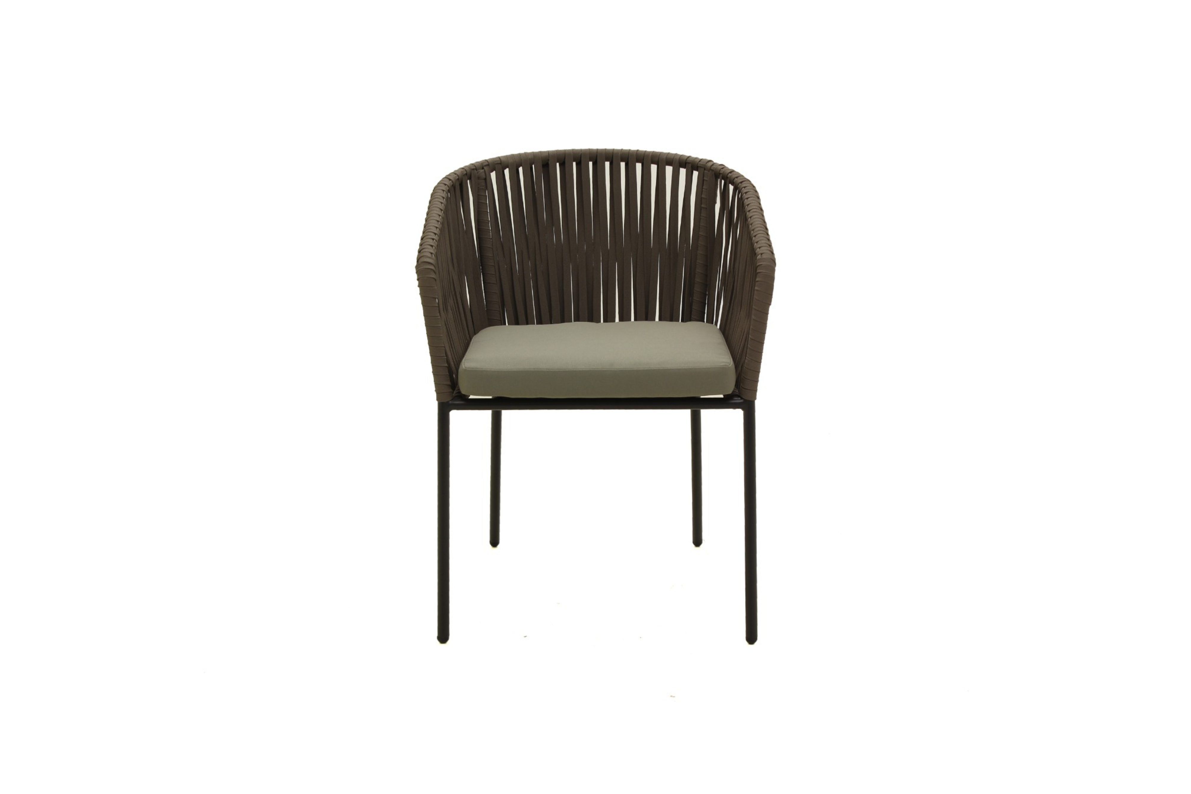 Silla Cancún TAUPE SIN COJÍN
