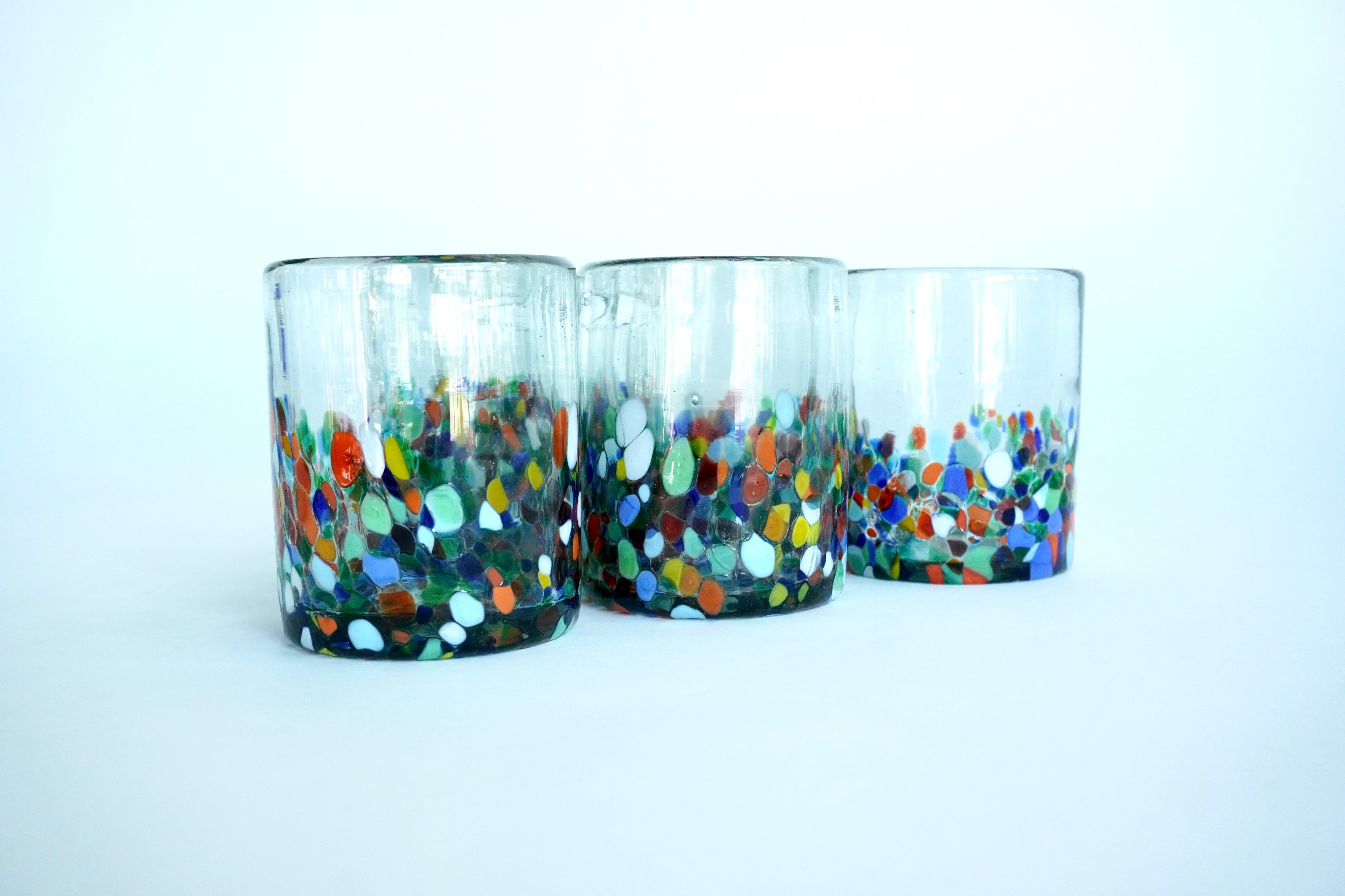 Rivera | Set de 6 vasos de vidrio soplado
