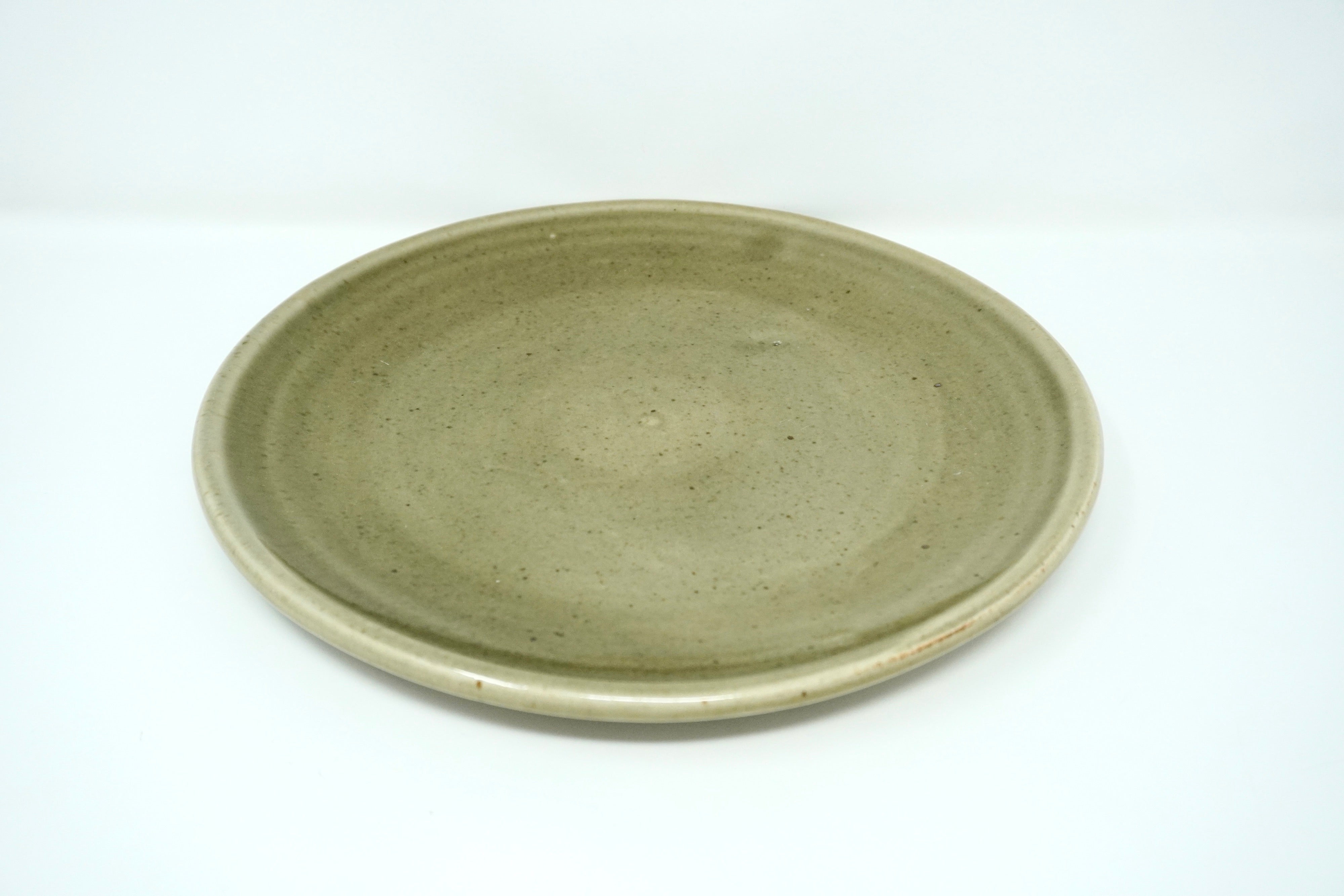 Caoba liso | Plato trinche plano Ø 26 cm línea rústica