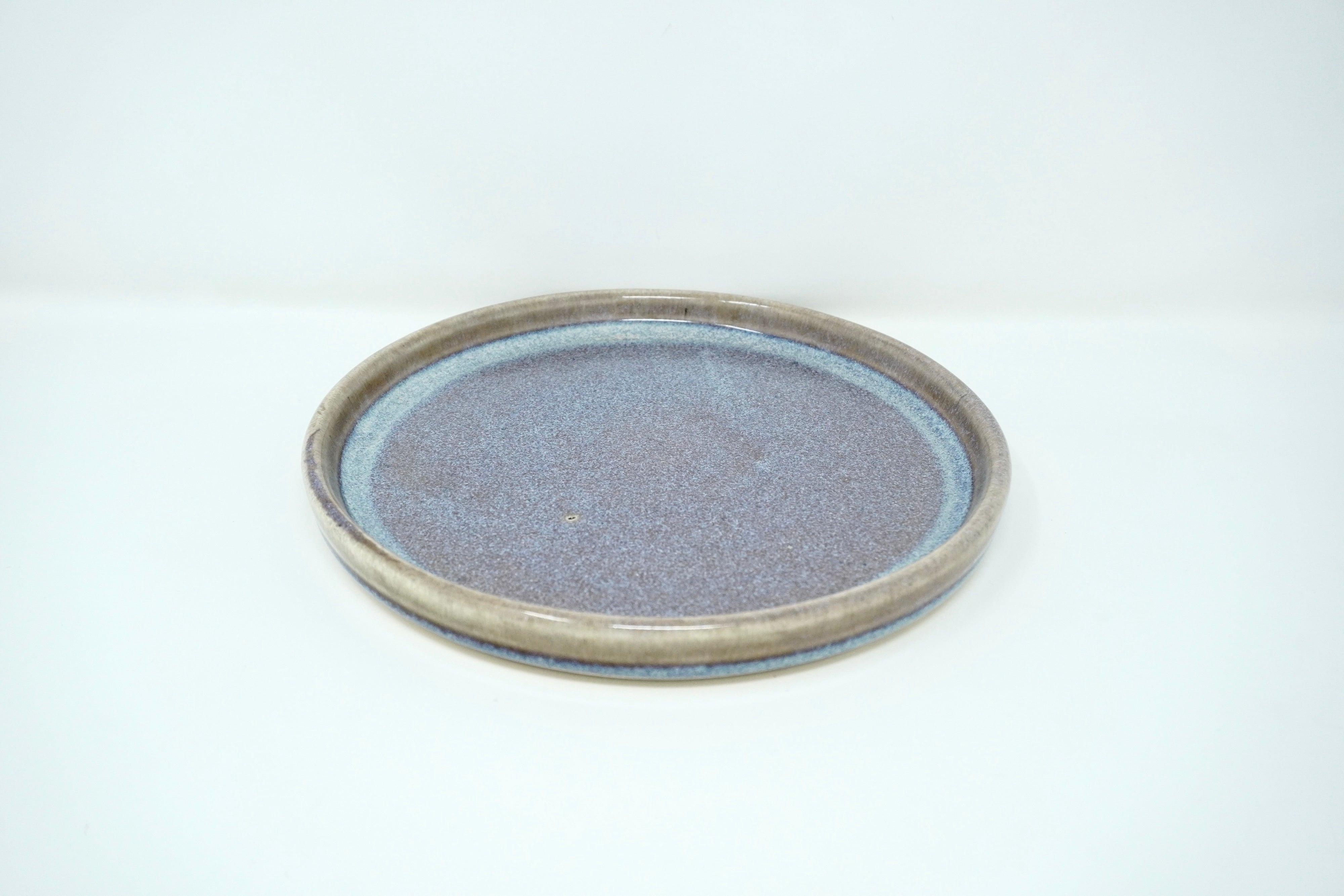 Iris | Plato postre con pared Ø 21 cm línea rústica