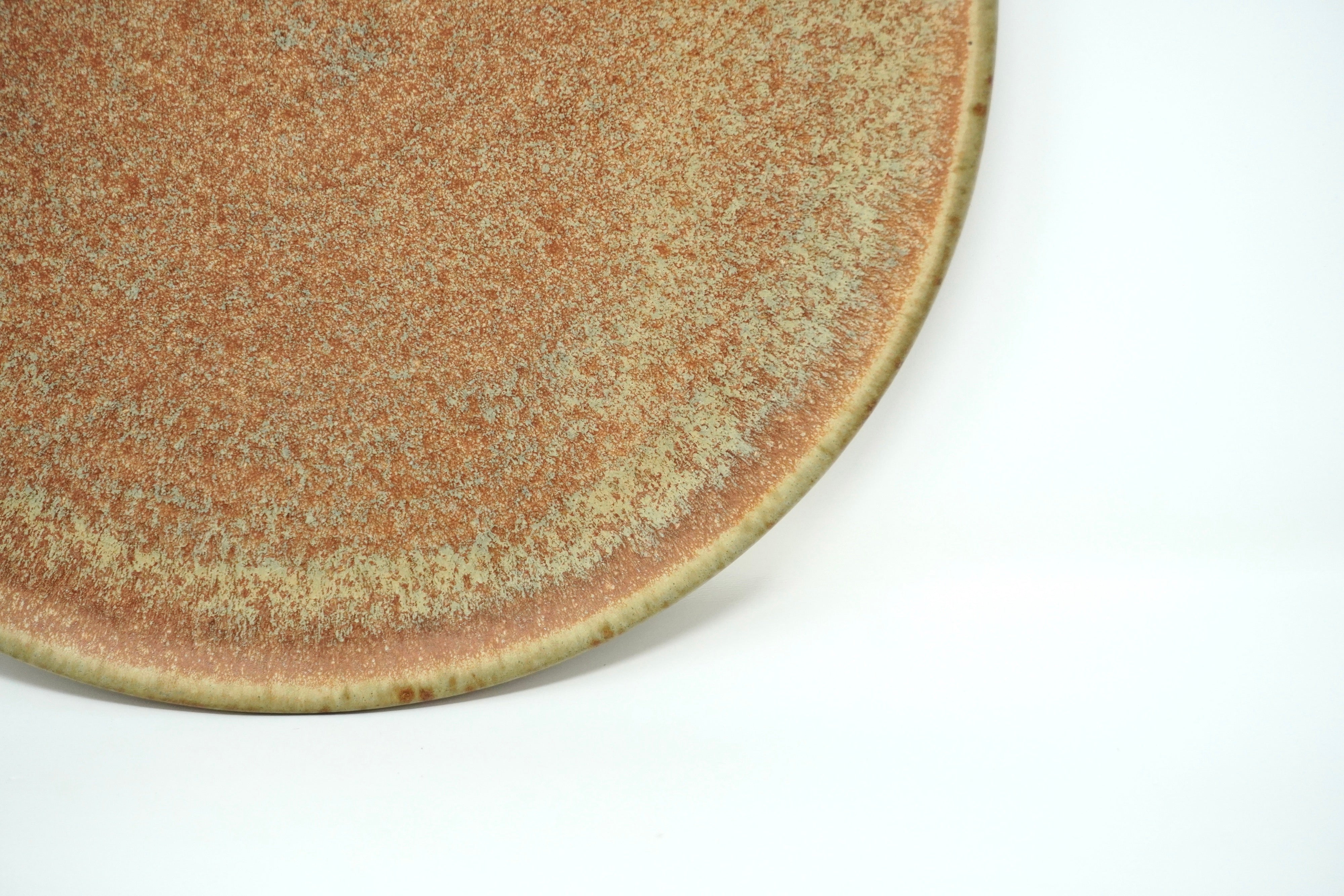 Terracota | Plato postre plano Ø 21 cm línea rústica