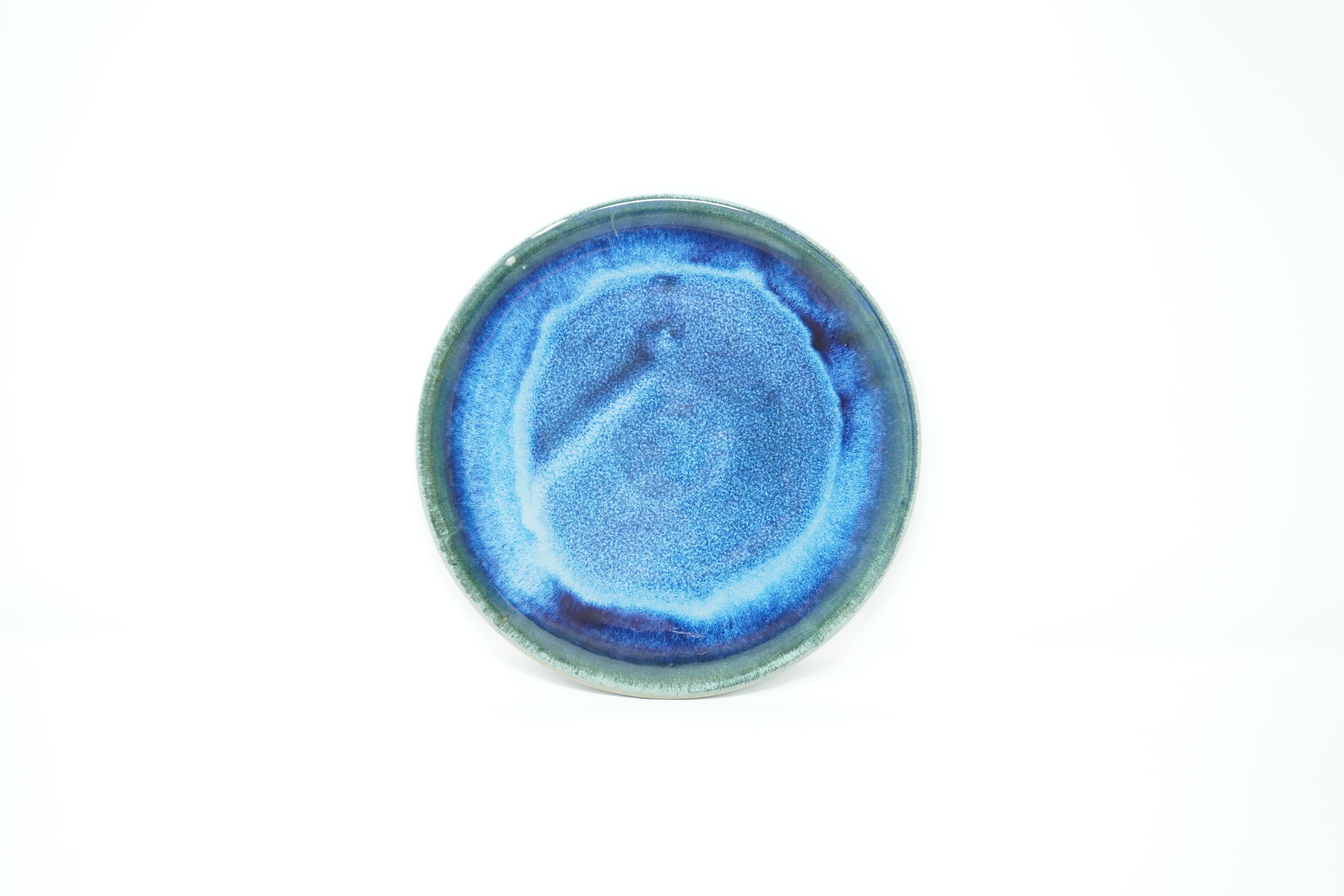 Indigo | Plato postre plano Ø 21 cm línea rústica