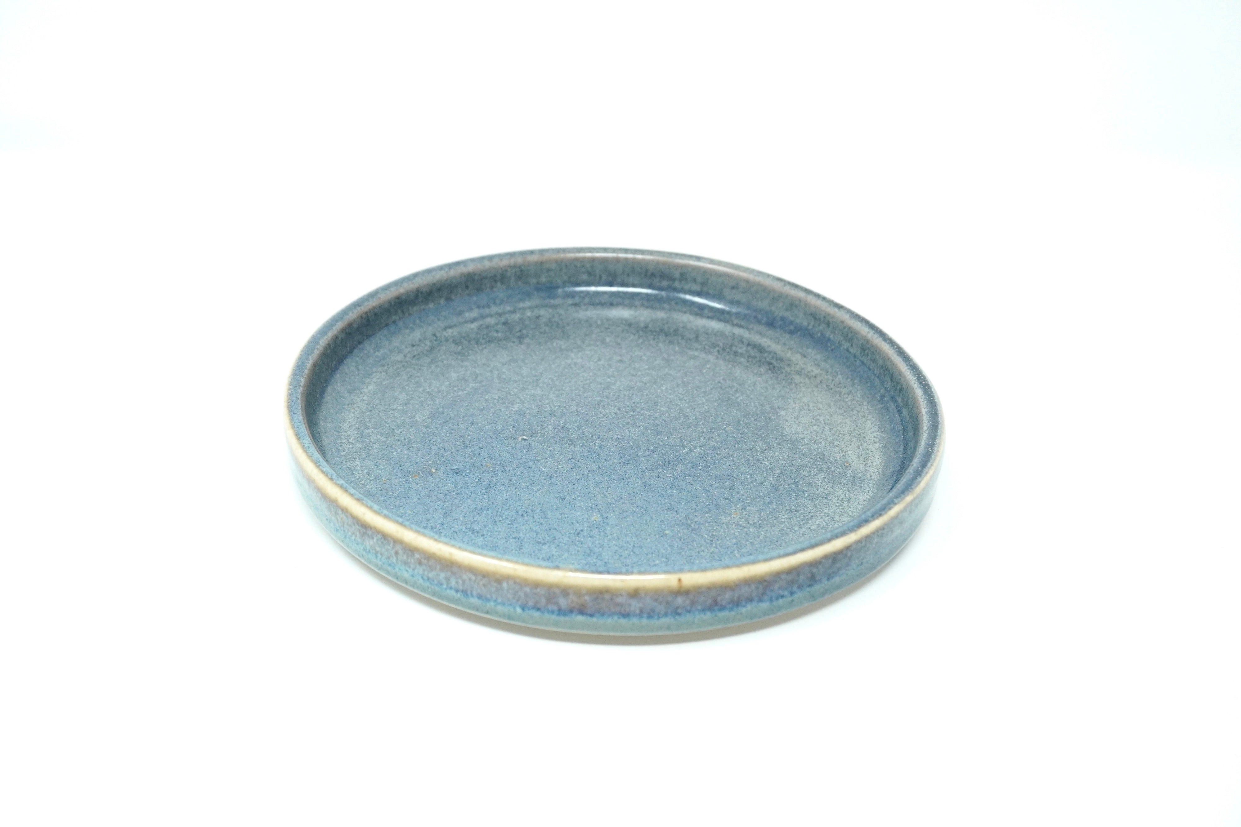 Gris mate | Plato cafetero con pared Ø 16.5 cm línea rústica