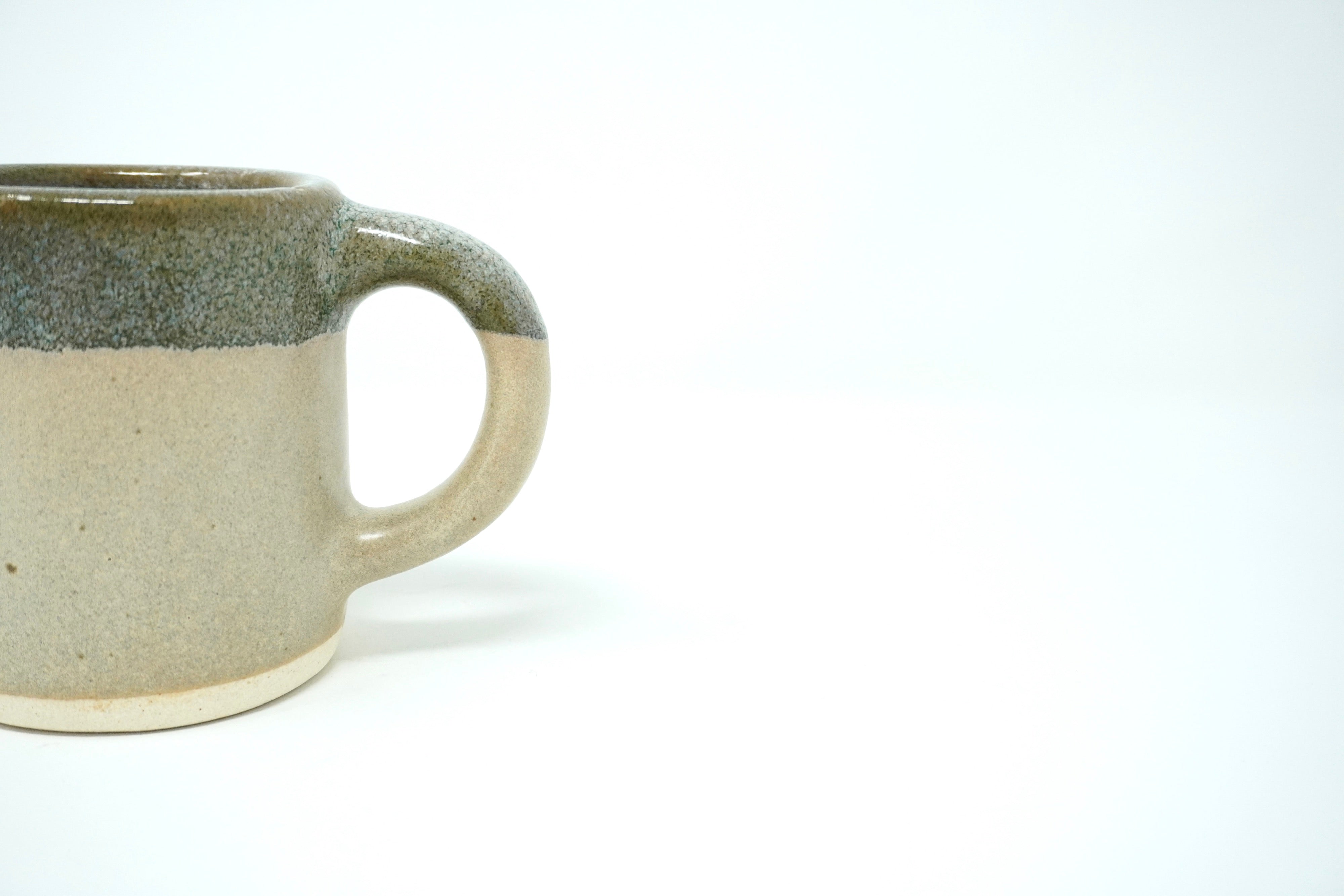 Arena blanca orilla arrecife | Taza alta 10 oz línea rústica