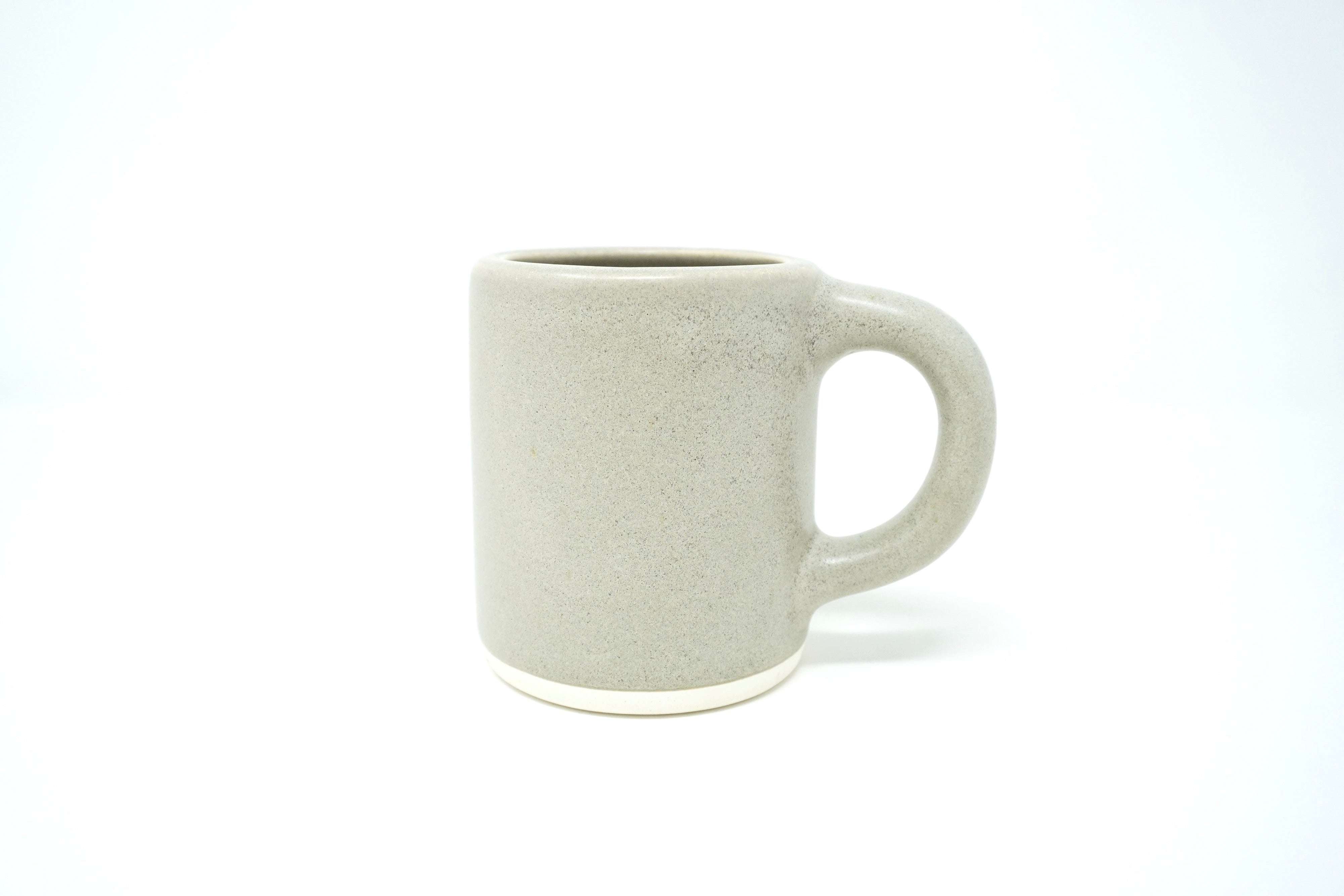 Gris mate | Taza alta 10 oz línea rústica