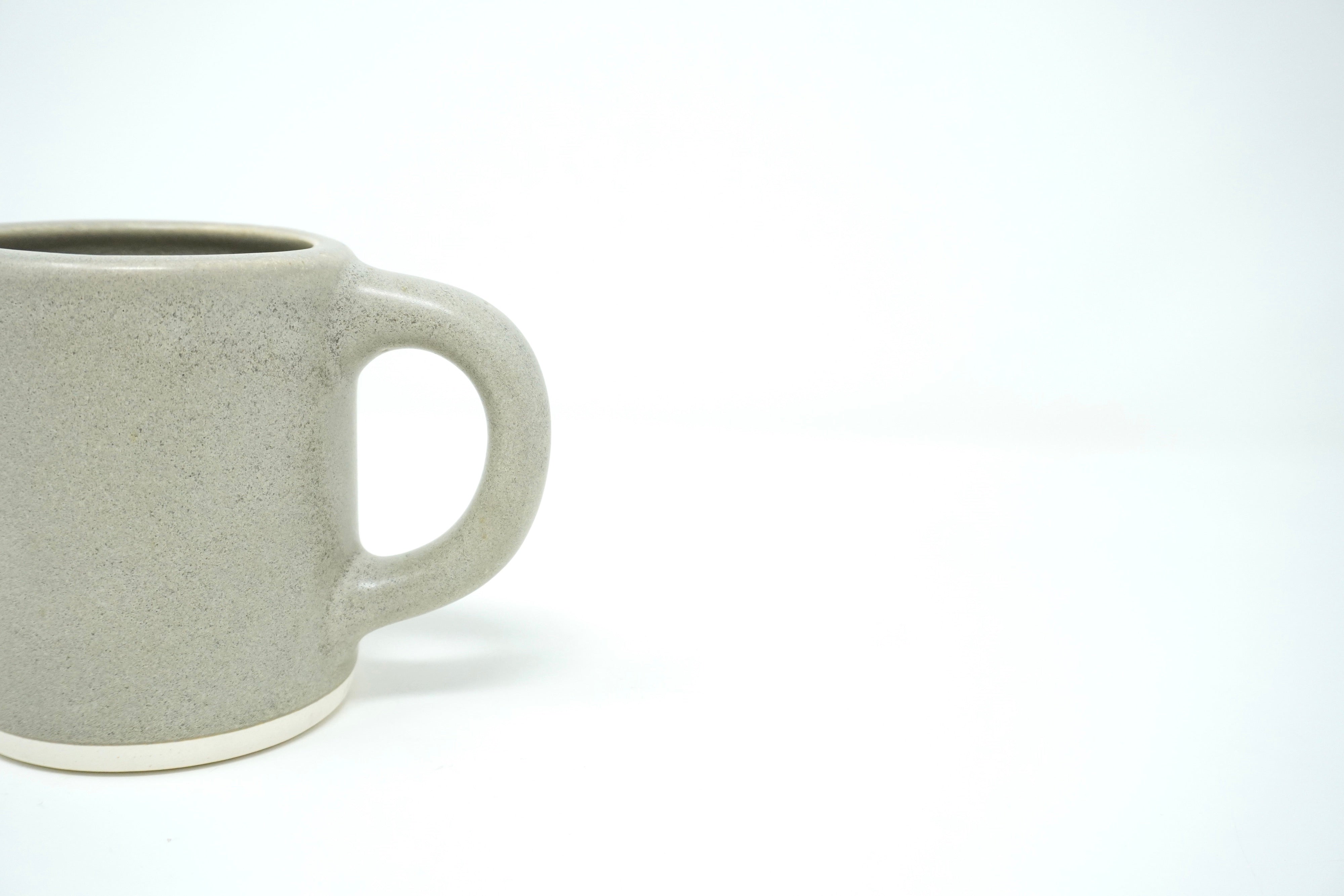 Gris mate | Taza alta 10 oz línea rústica