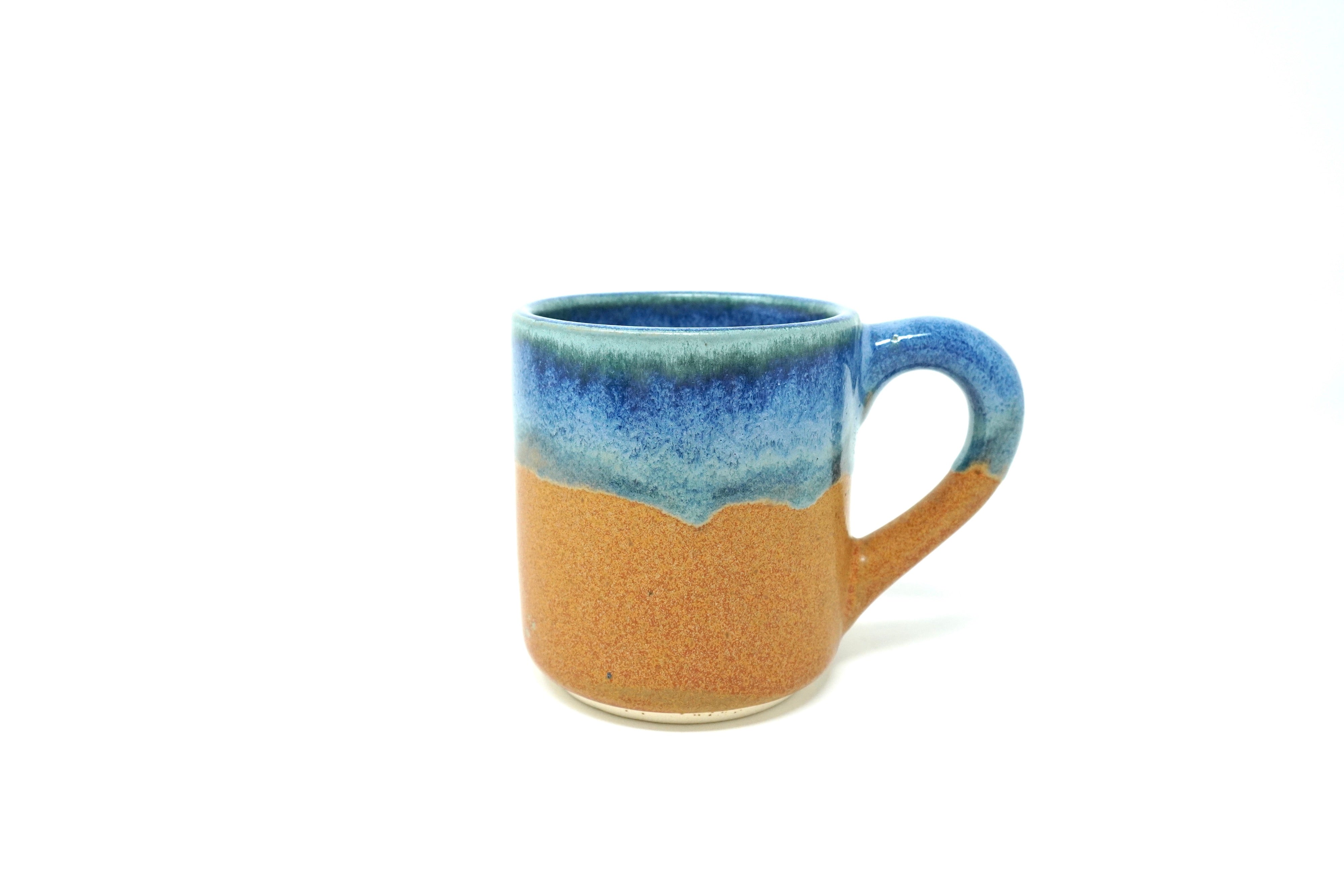 Duo ladrillo & indigo | Taza xl 15 oz línea rústica
