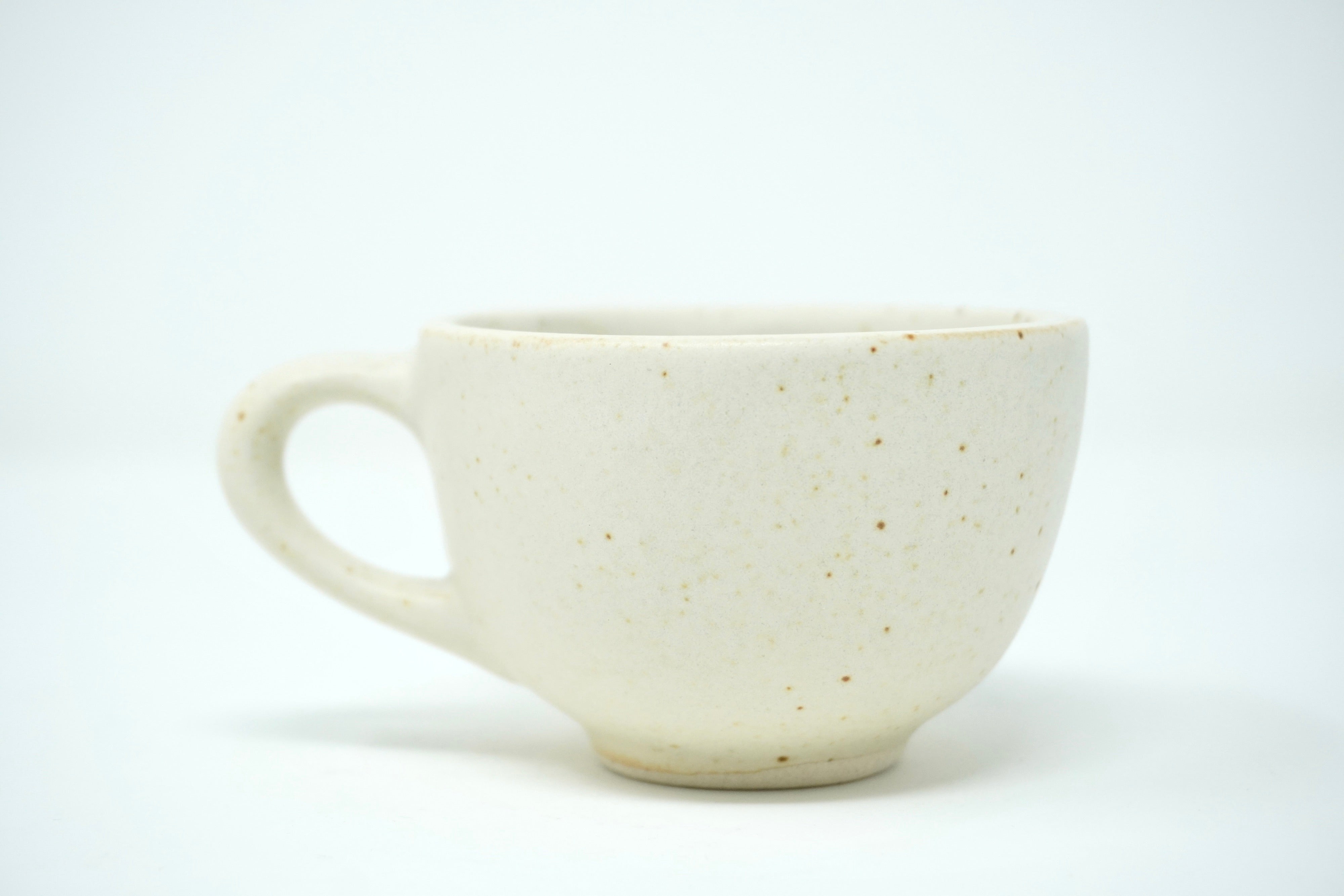 Arena blanca | Taza arte espresso 4 oz línea rústica