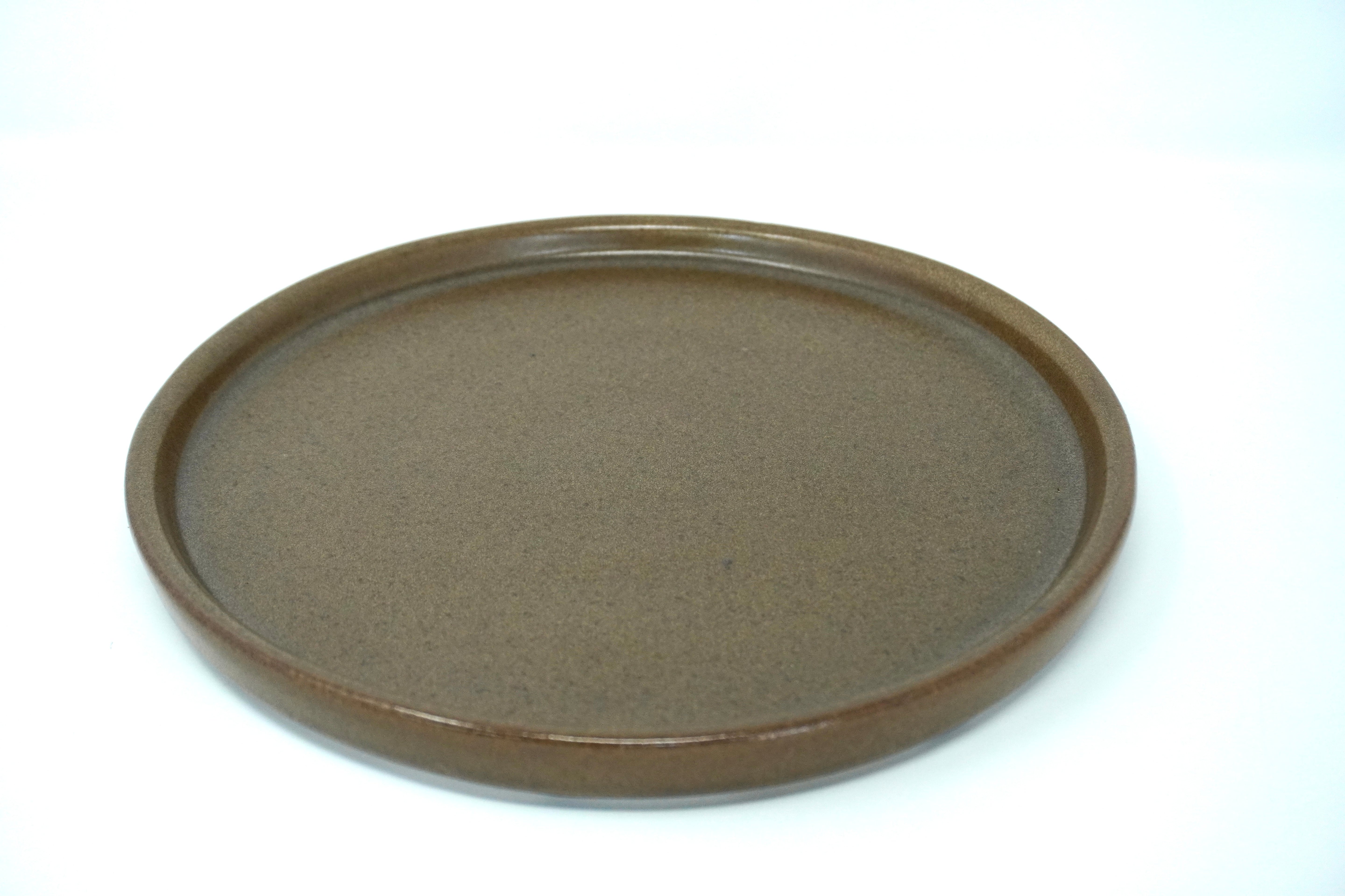 Café mate | Plato trinche con pared Ø 26 cm línea rústica