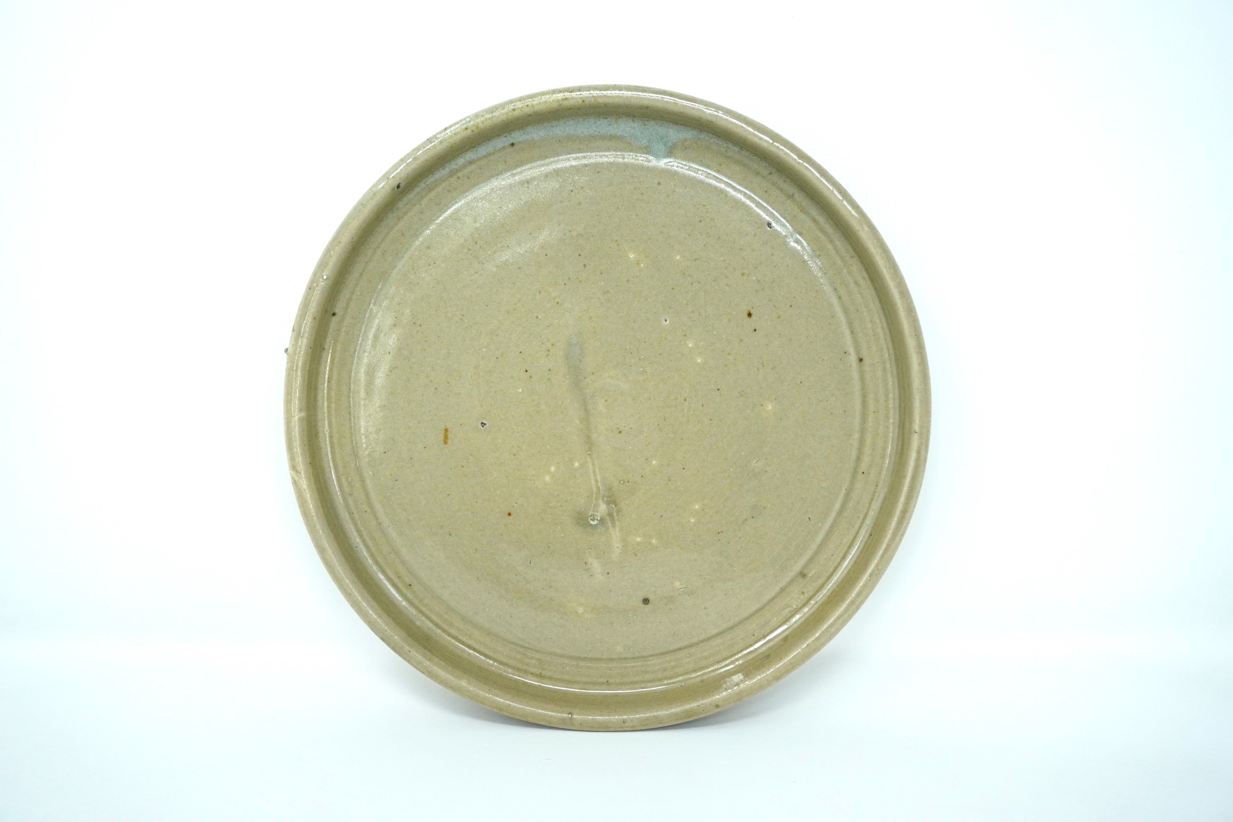 Caoba liso | Plato postre con pared Ø 21 cm línea ancestral