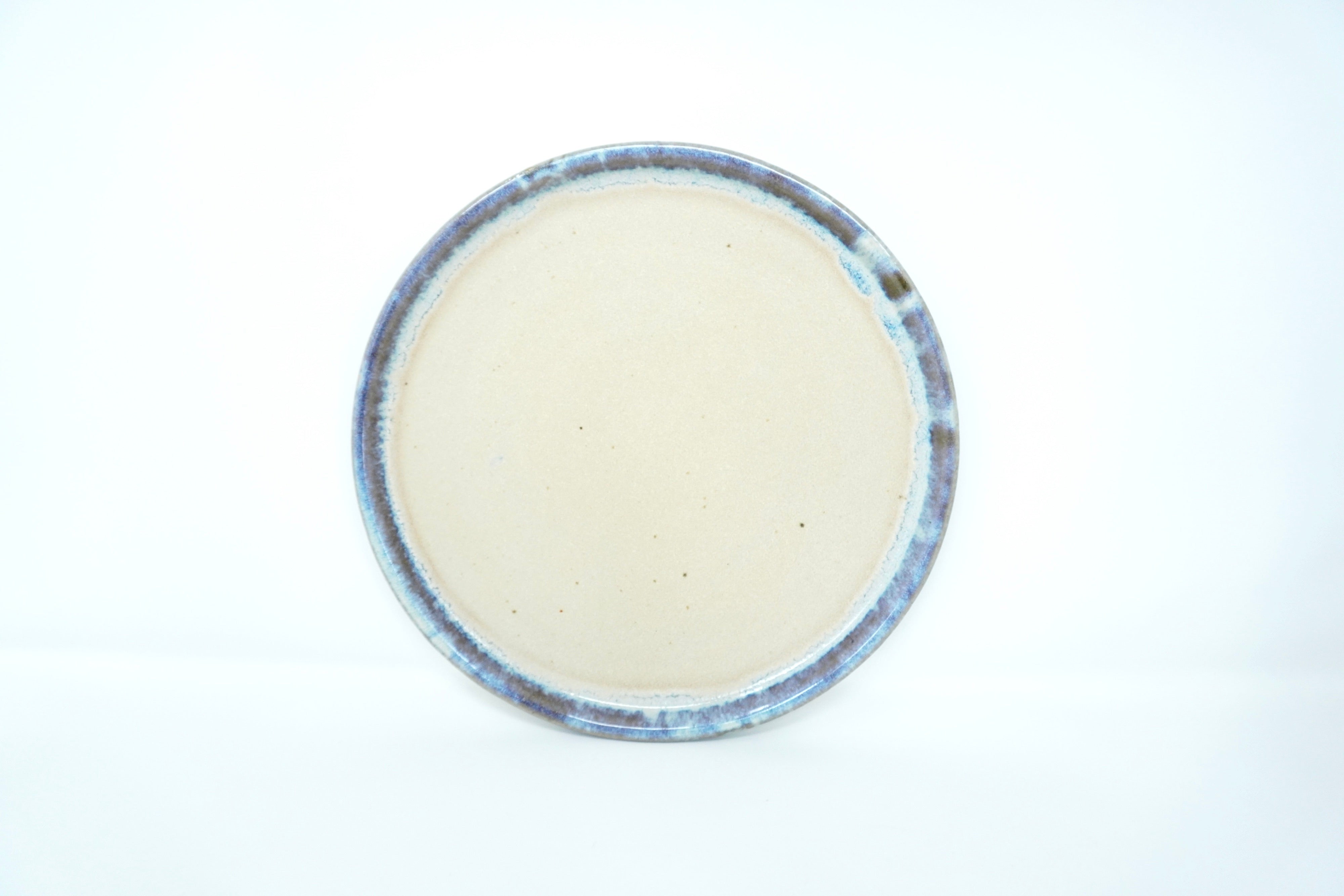 Arena blanca orilla iris | Plato trinche con pared Ø 26 cm línea rústica