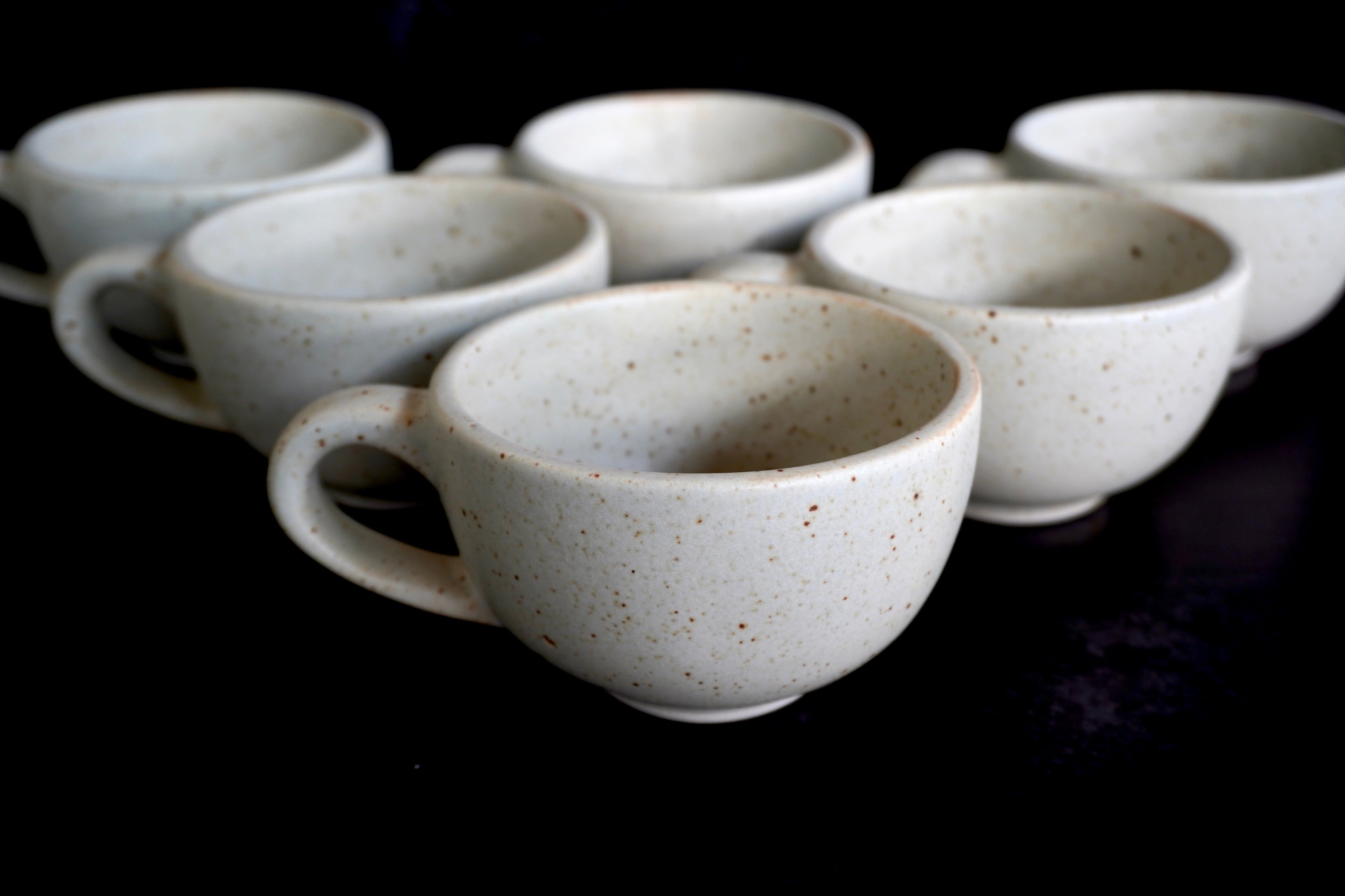 Set de 6 Tazas Arte&Latte Arena Blanca 12 Oz