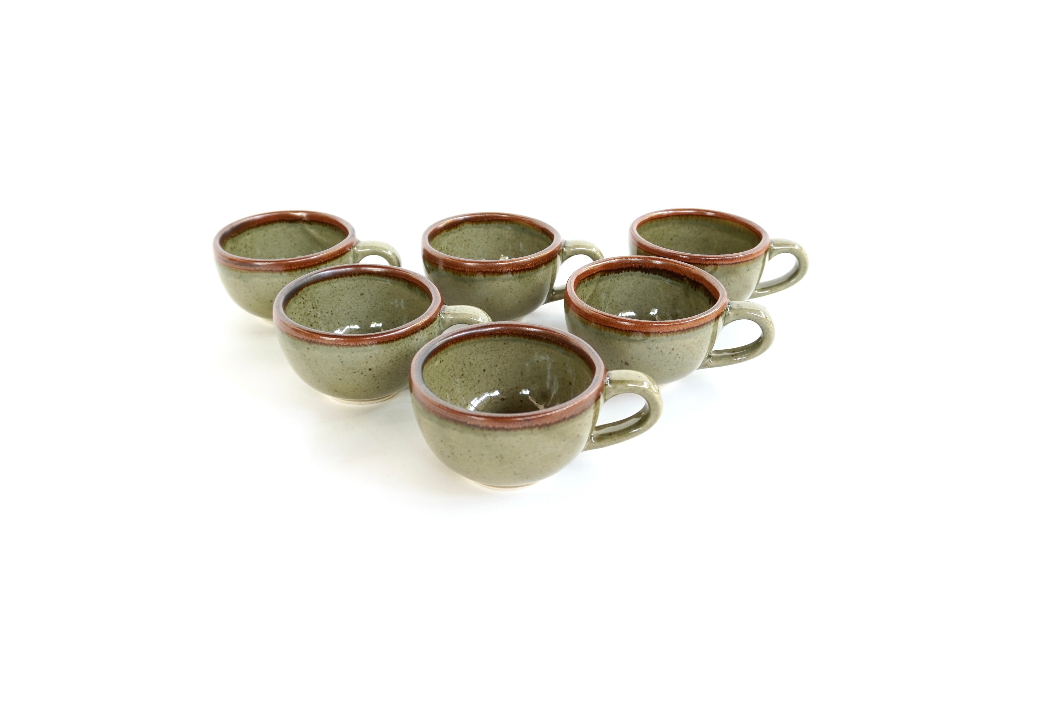 Set de 6 Tazas Arte&Latte Caoba 12 Oz
