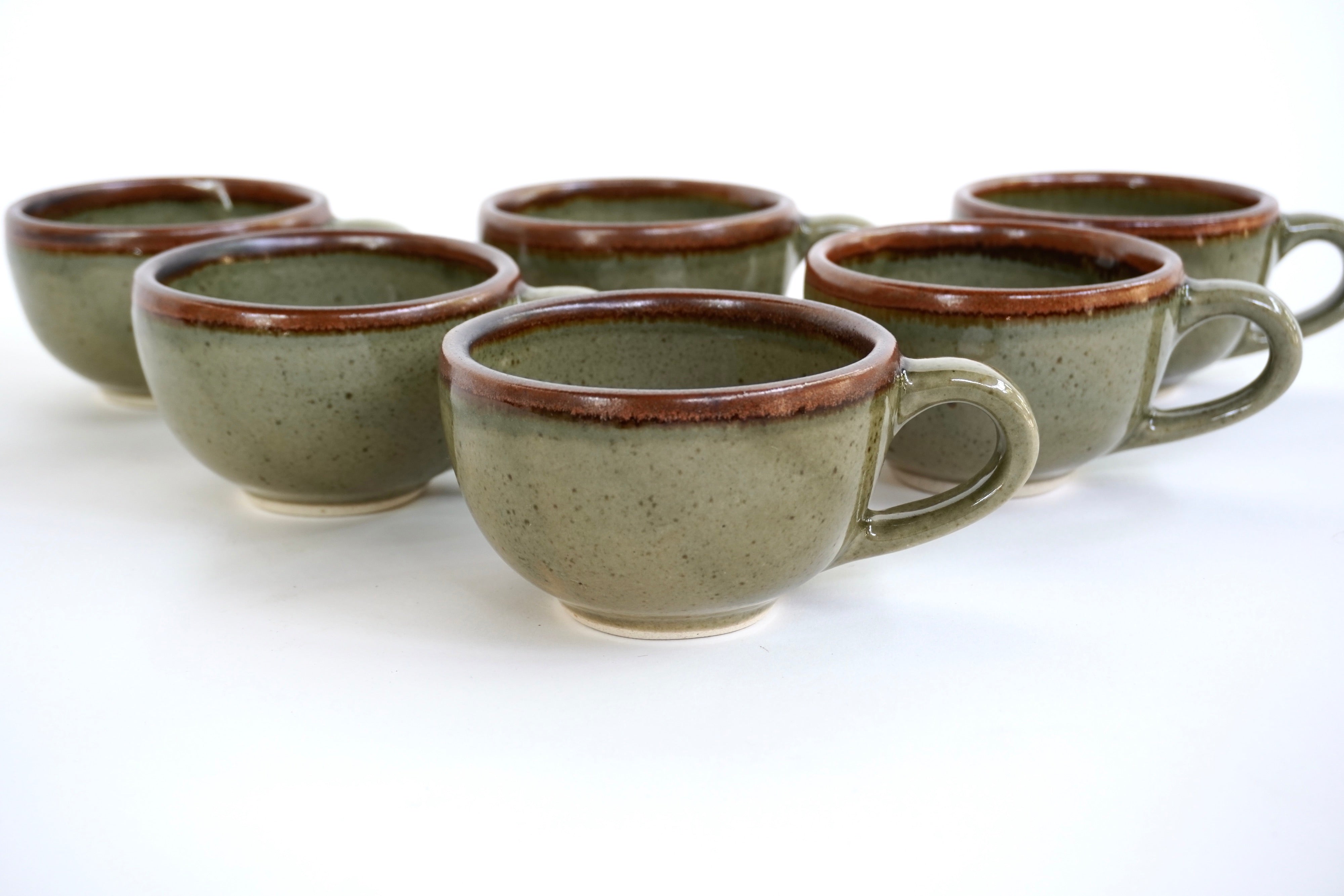 Set de 6 Tazas Arte&Latte Caoba 12 Oz