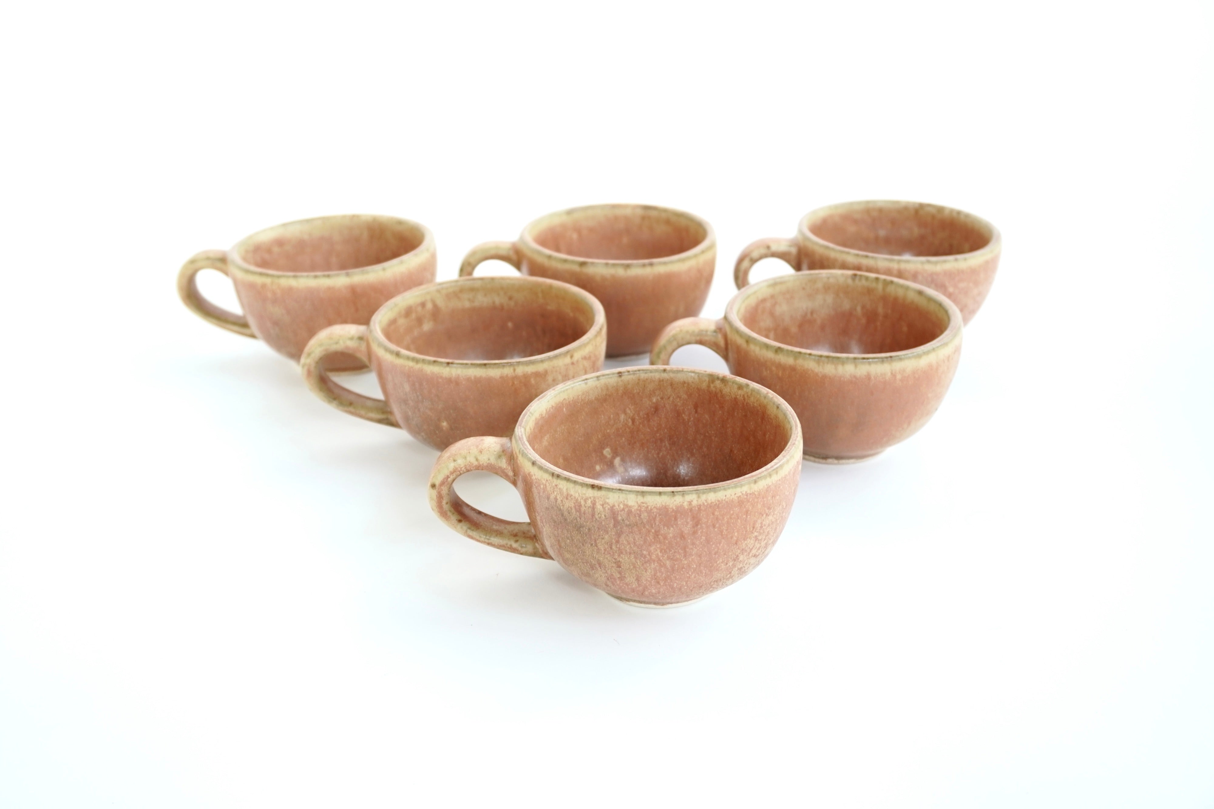 Set de 6 Tazas Arte&Latte Terracota 12 Oz