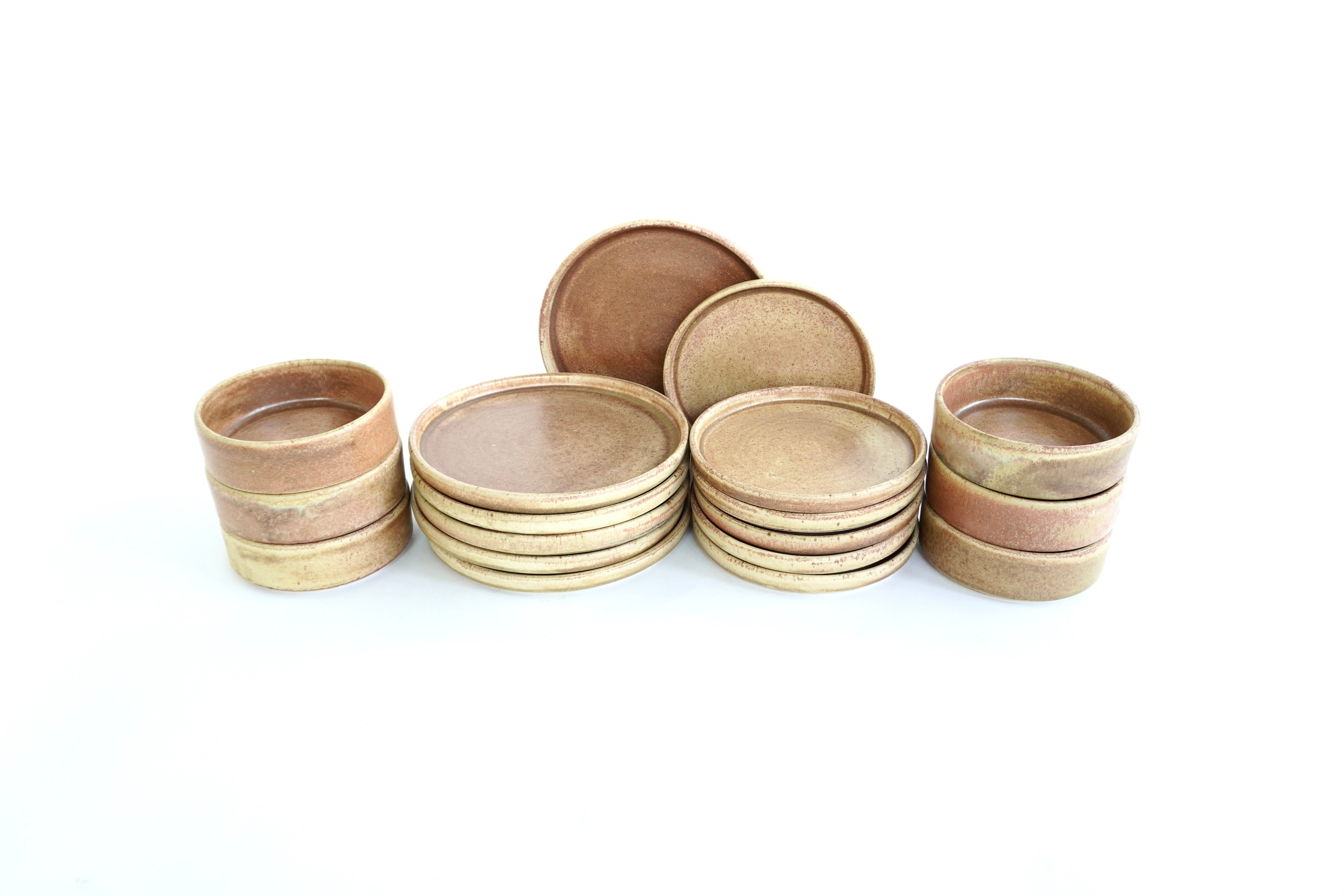 Terracota | Set de vajilla básica línea rústica para 6 personas