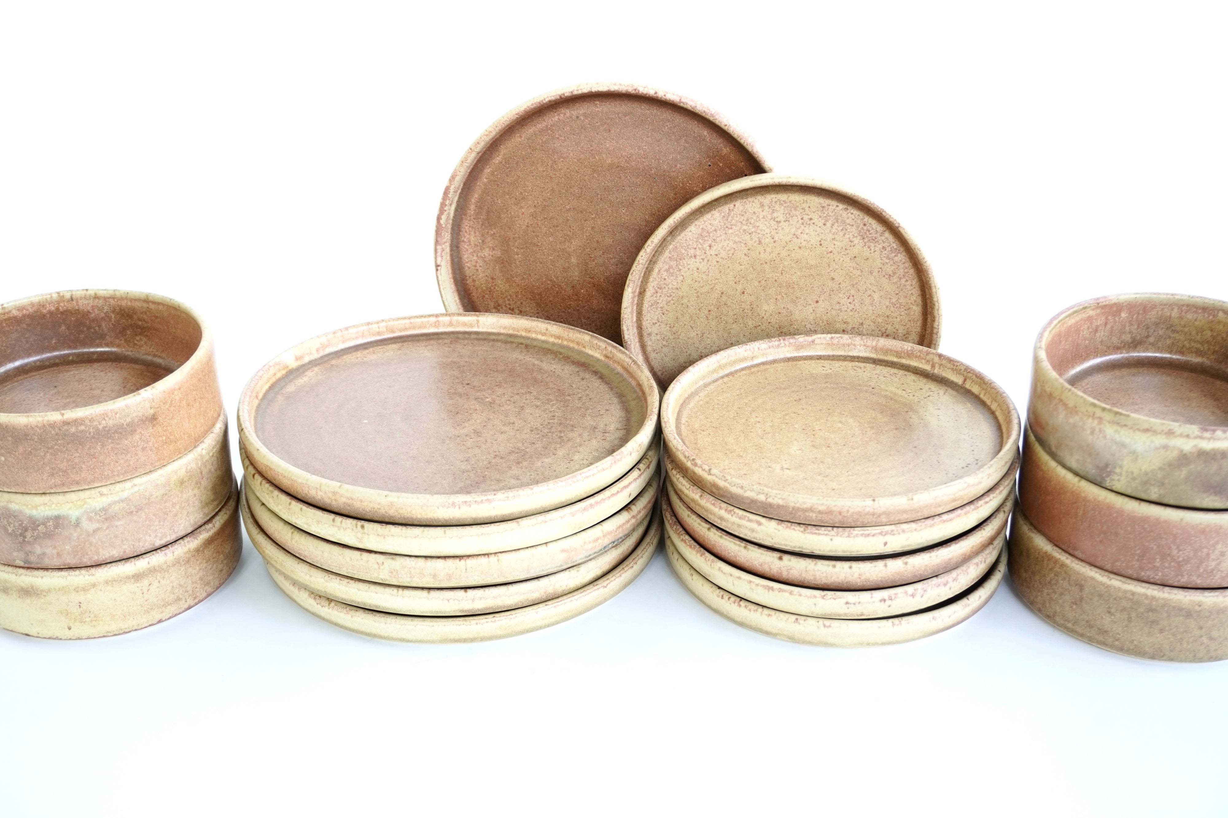 Terracota | Set de vajilla básica línea rústica para 6 personas