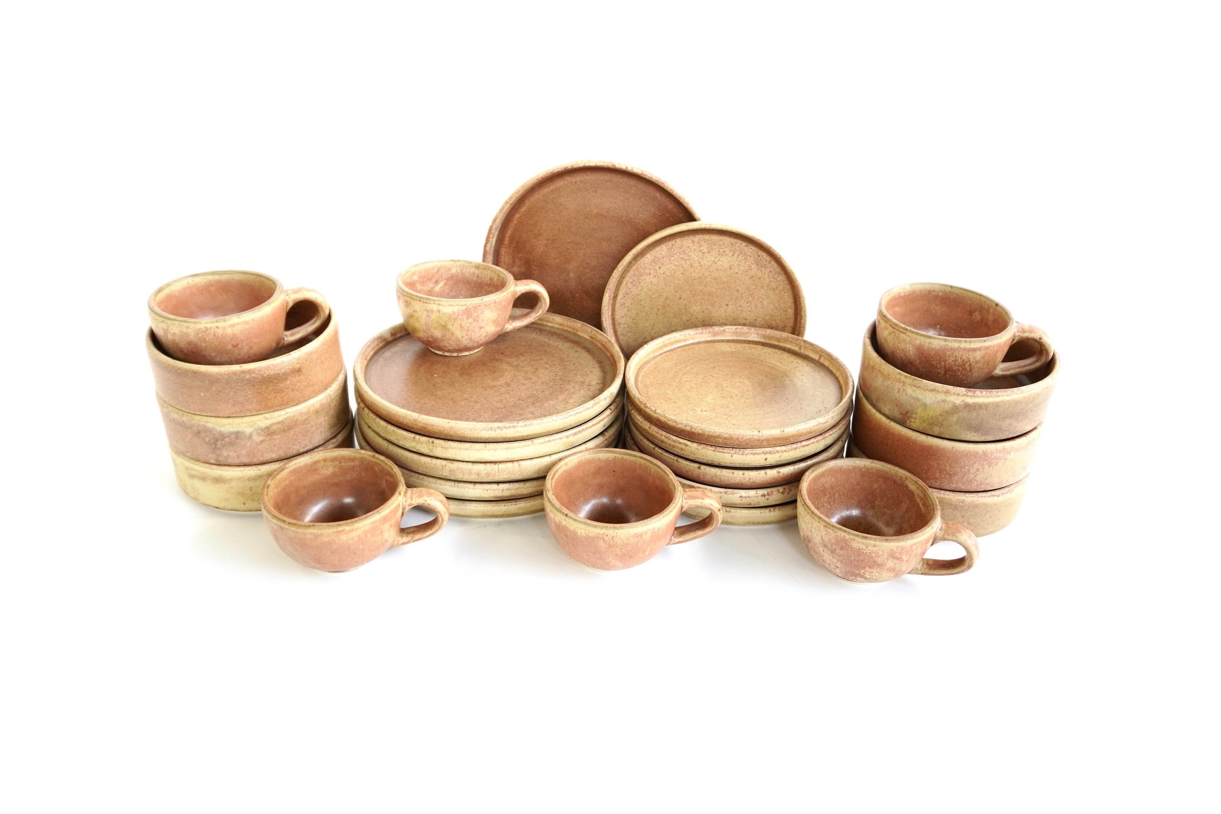 Terracota | Set de vajilla línea rústica para 6 personas