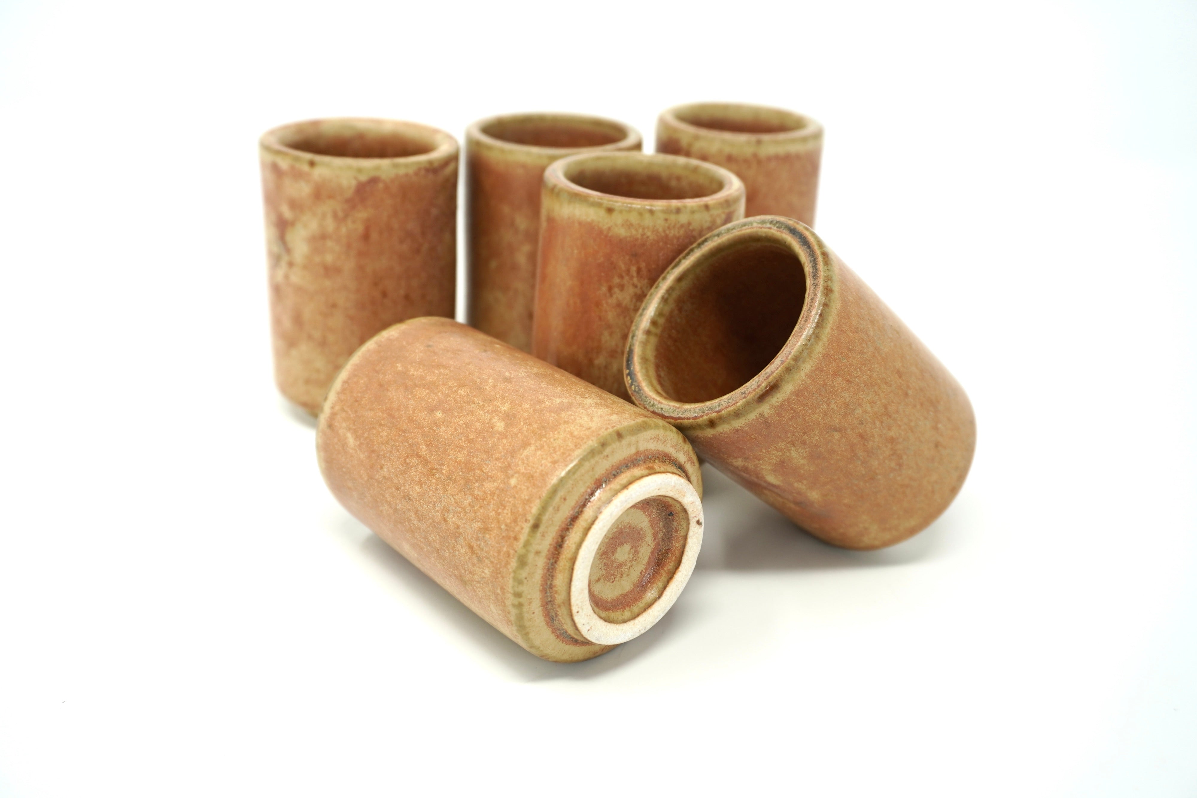 Set de 6 Tequileros de 2.5 oz Terracota