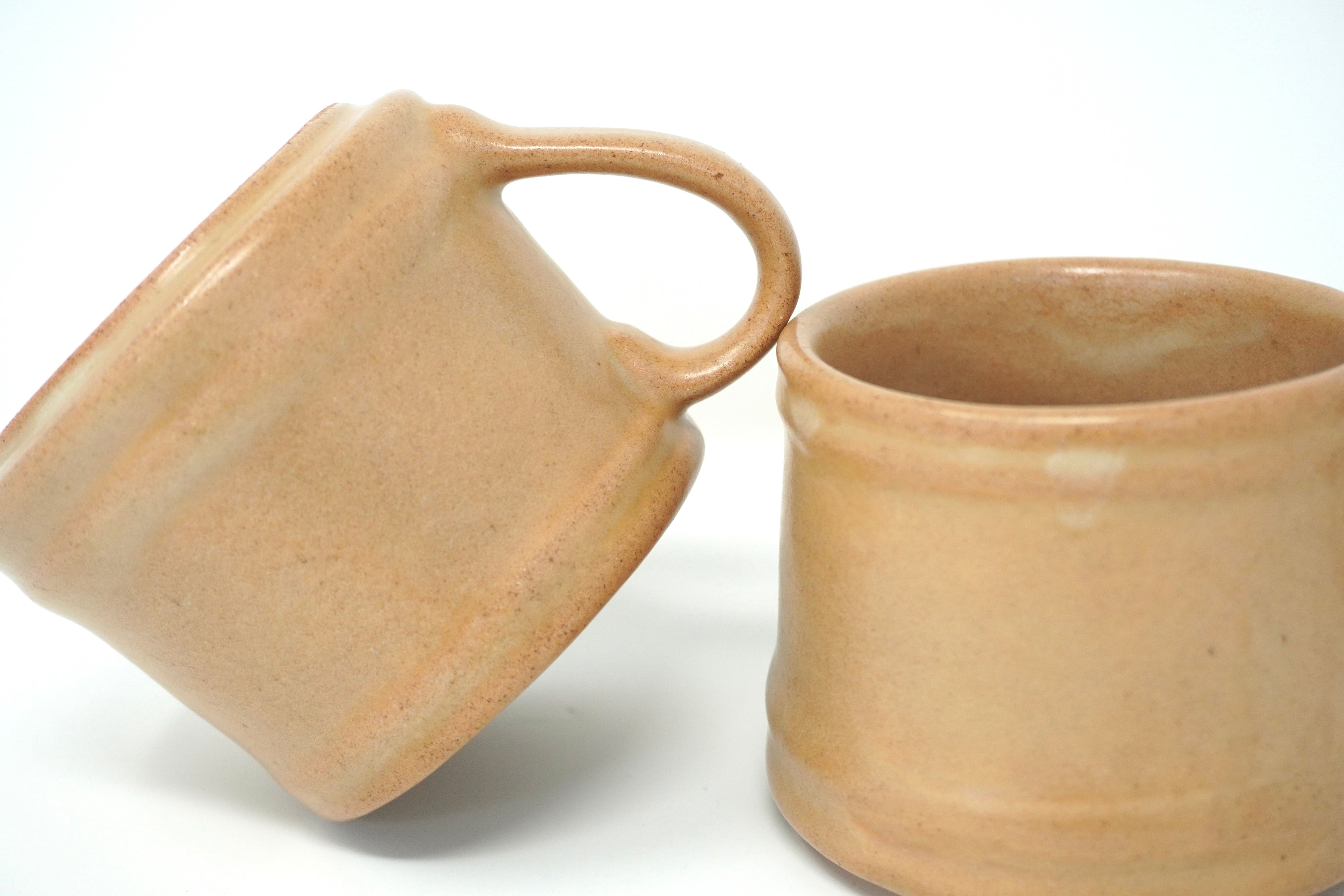 Set de 2 Tazas Loreto Barro Mate