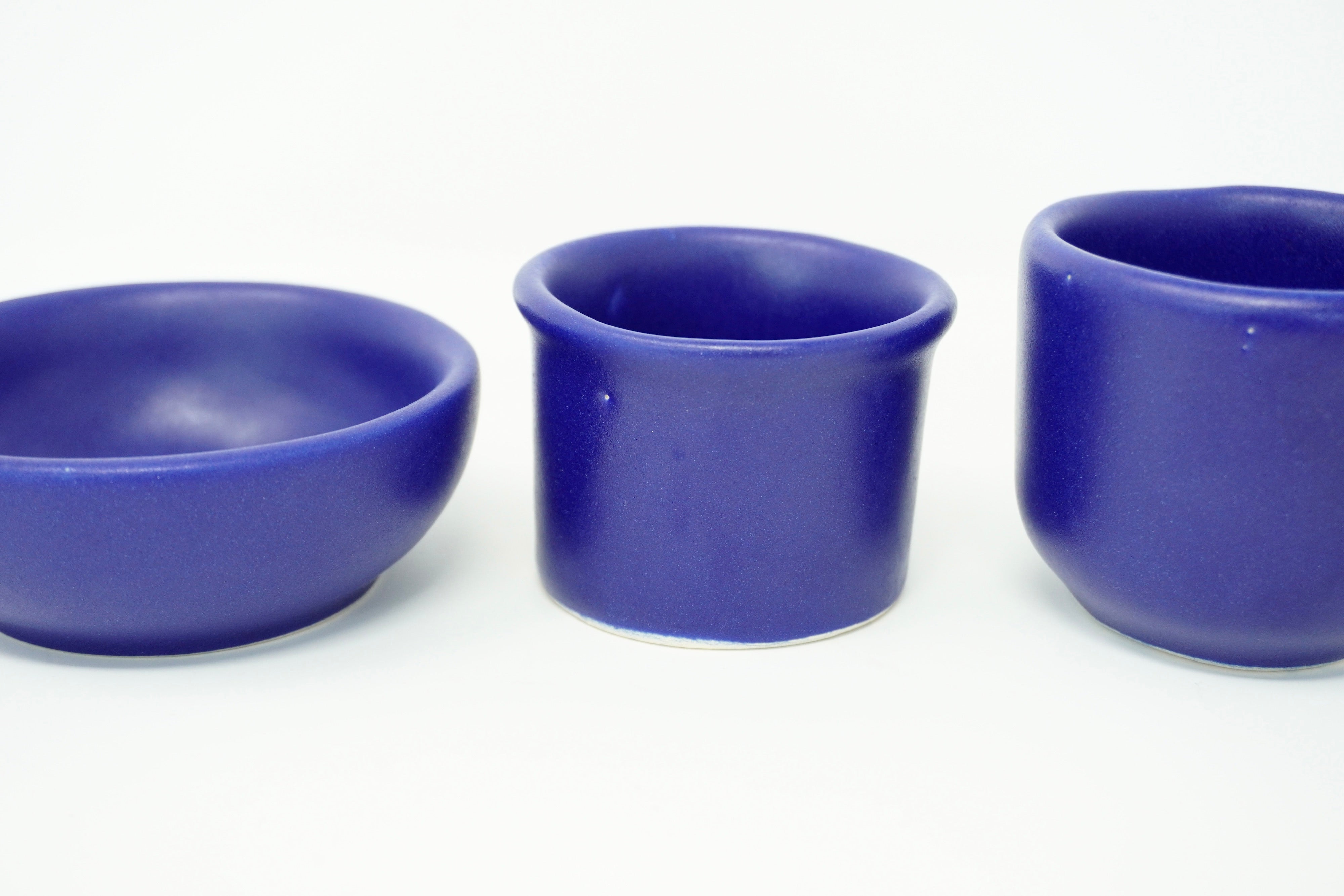 Set de 3 Salseros Azul Cobalto