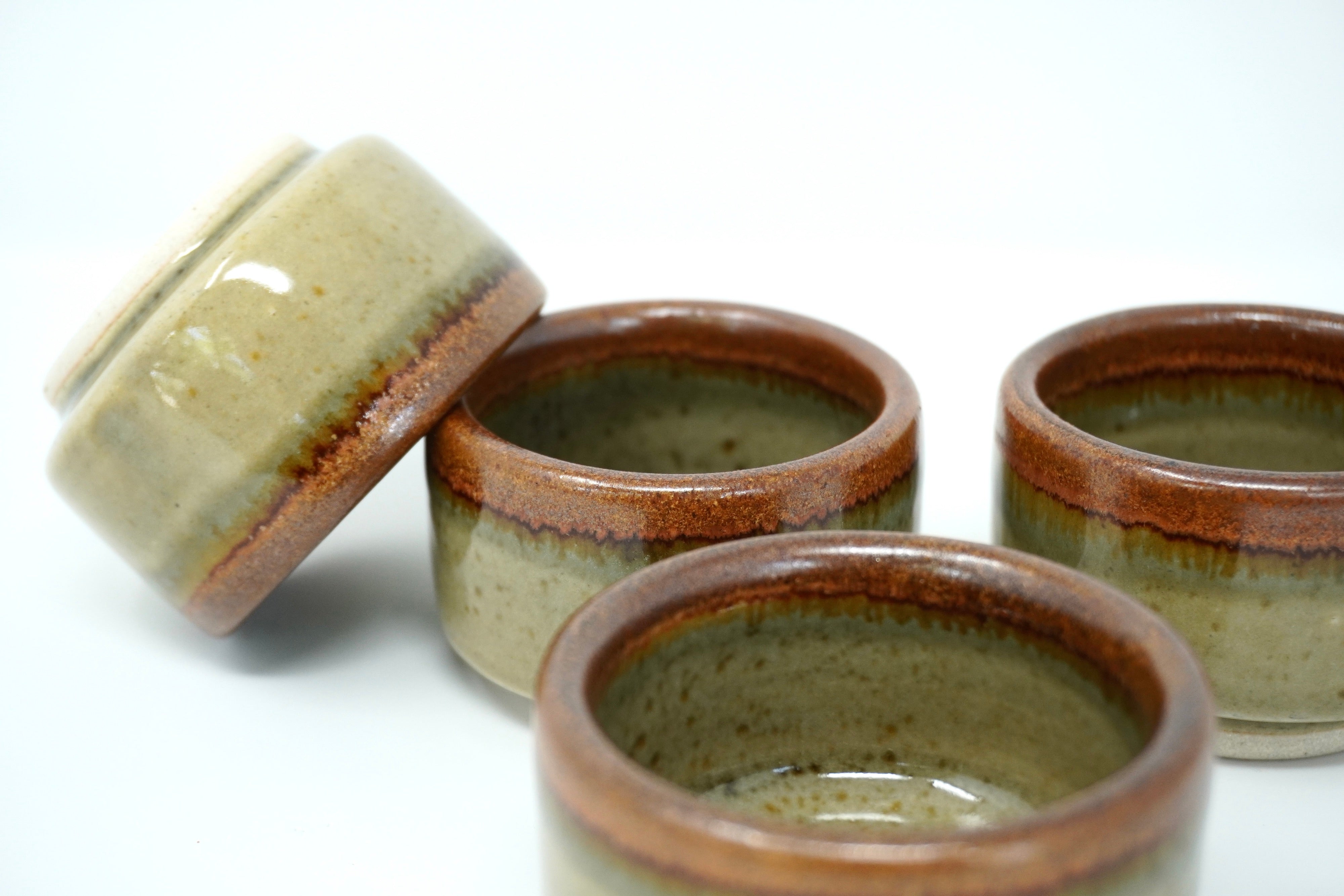 Set de 4 Ramekins de 2 OZ Caoba
