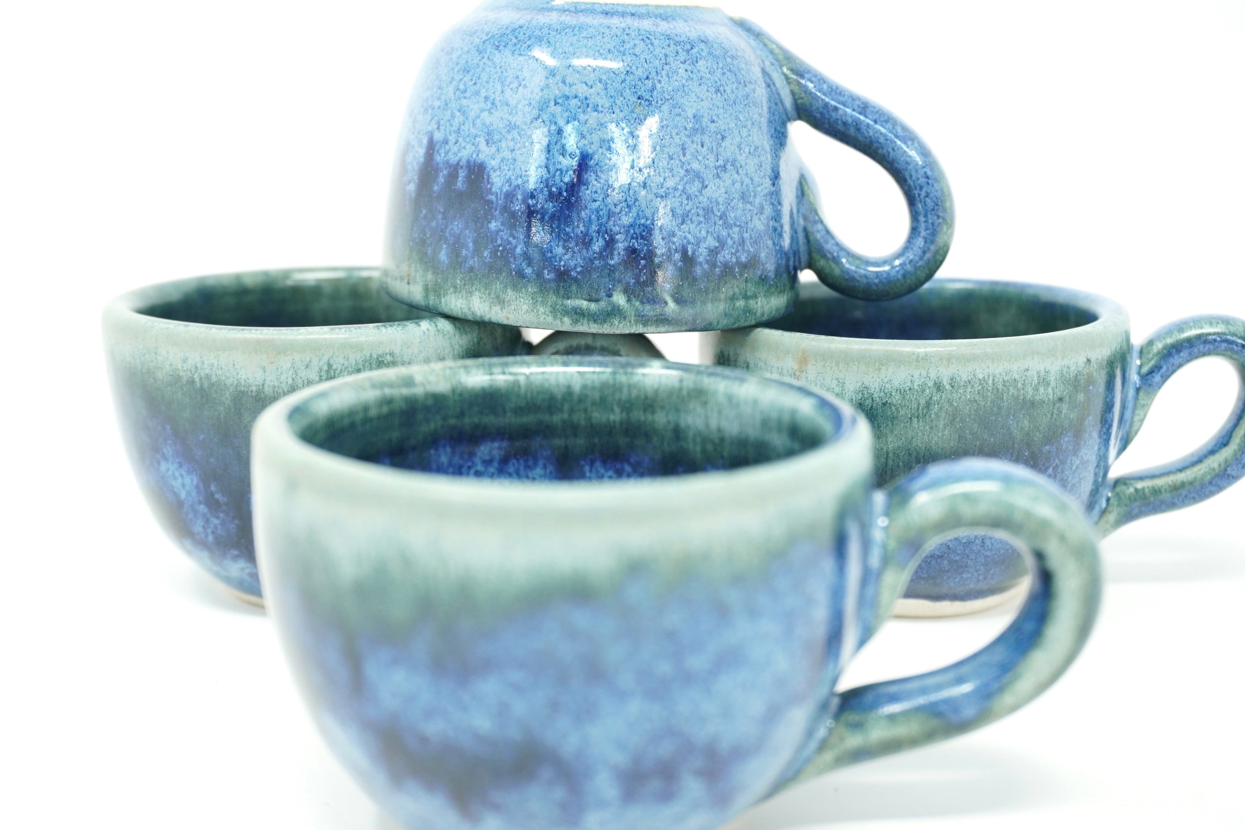 Set de 4 Tazas Espresso de 4 OZ Indigo