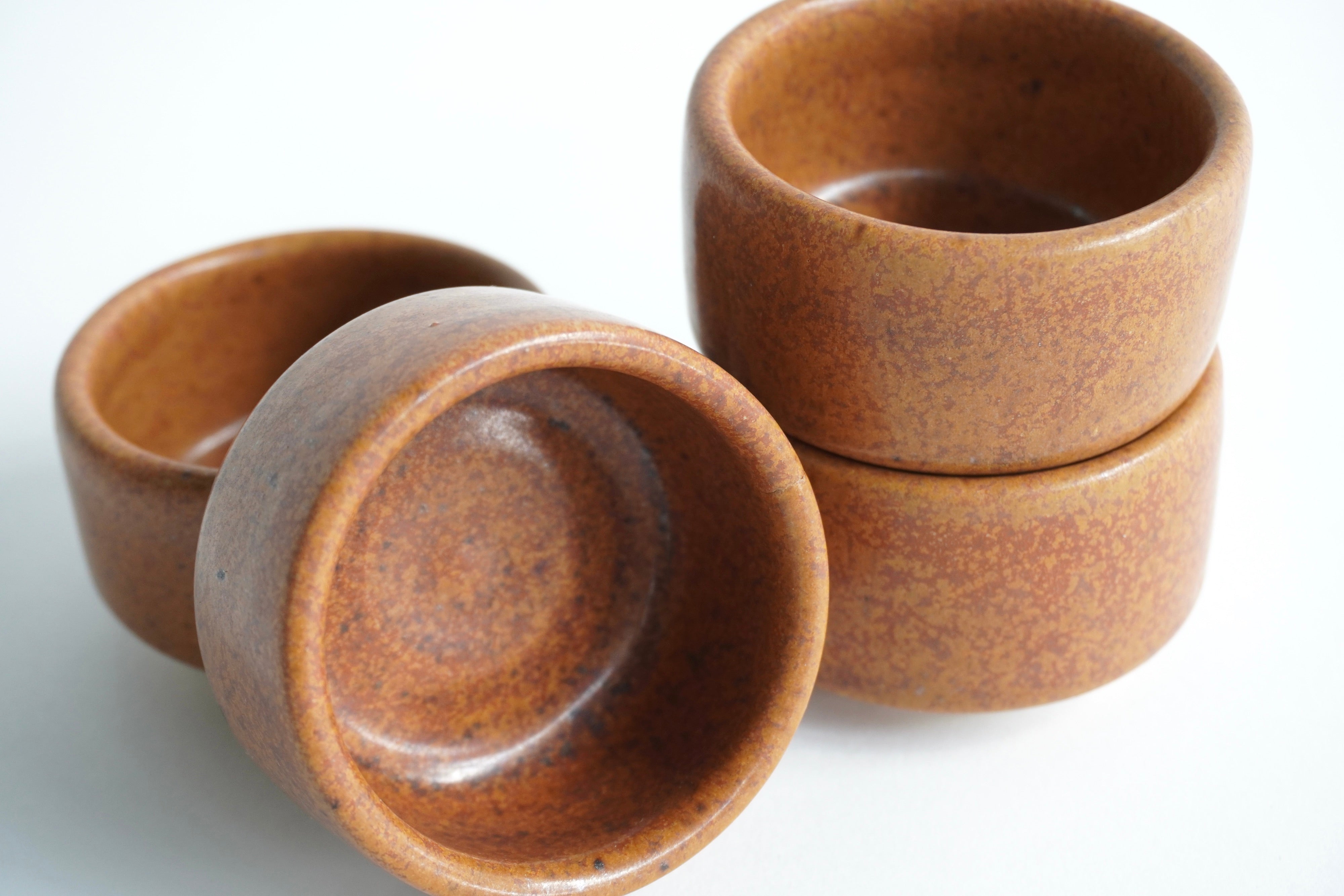 Ladrillo | Set de 4 ramekins de 2 oz línea rústica