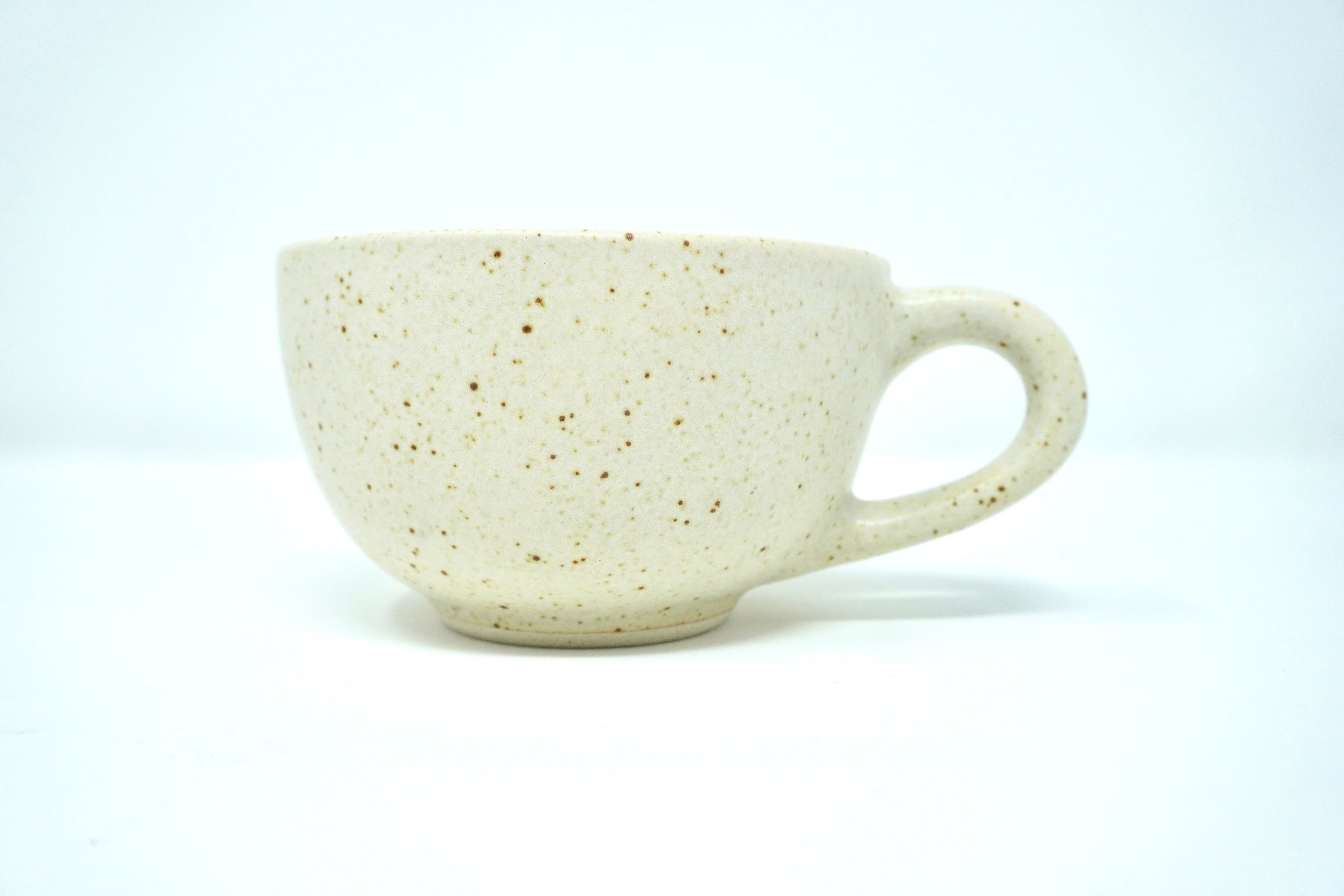 Arena blanca | Set de 20 tazas arte & latte de 12 oz línea rústica