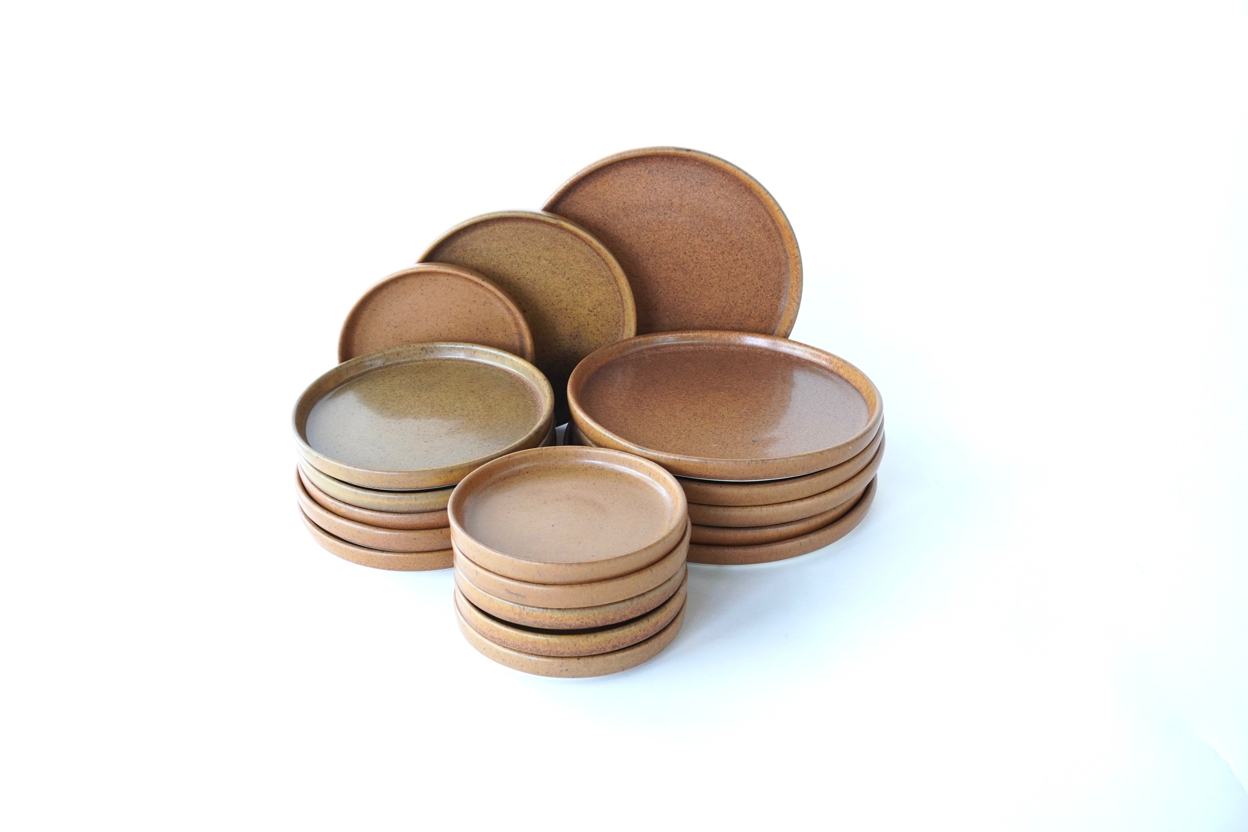 Ladrillo | Set de vajilla línea rústica para 6 personas