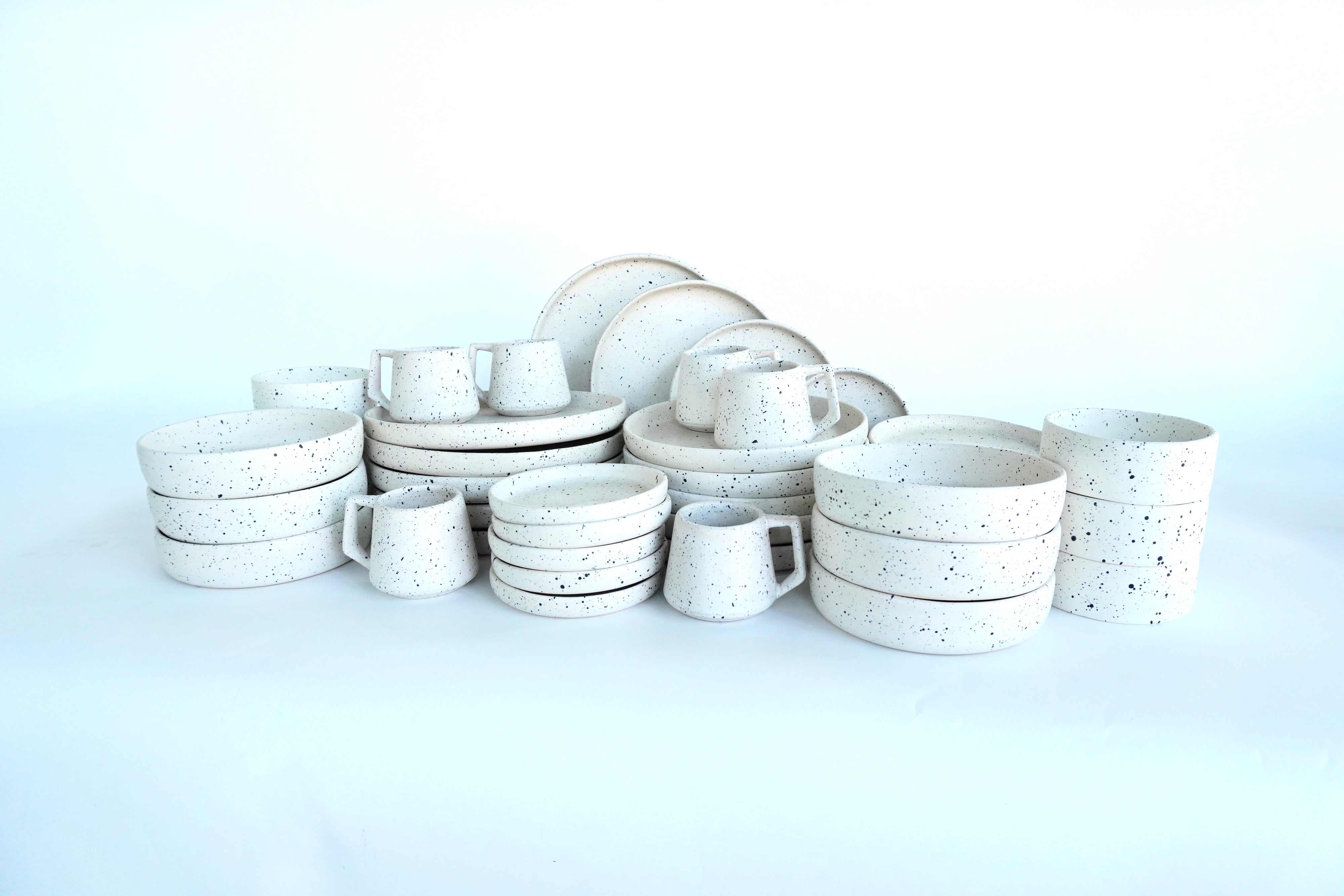 Tulum mate | Set de vajilla línea clásica 42 piezas para 6 personas