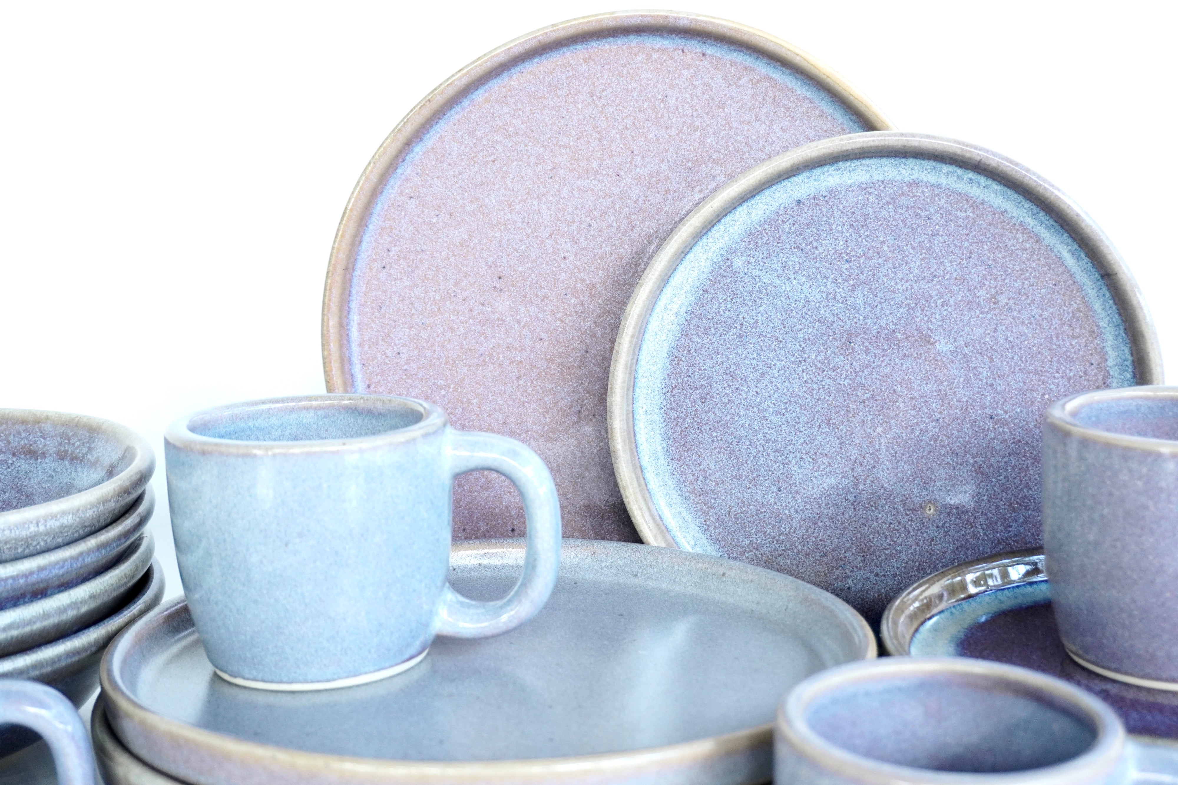 Iris | Set de vajilla línea rústica para 4 personas