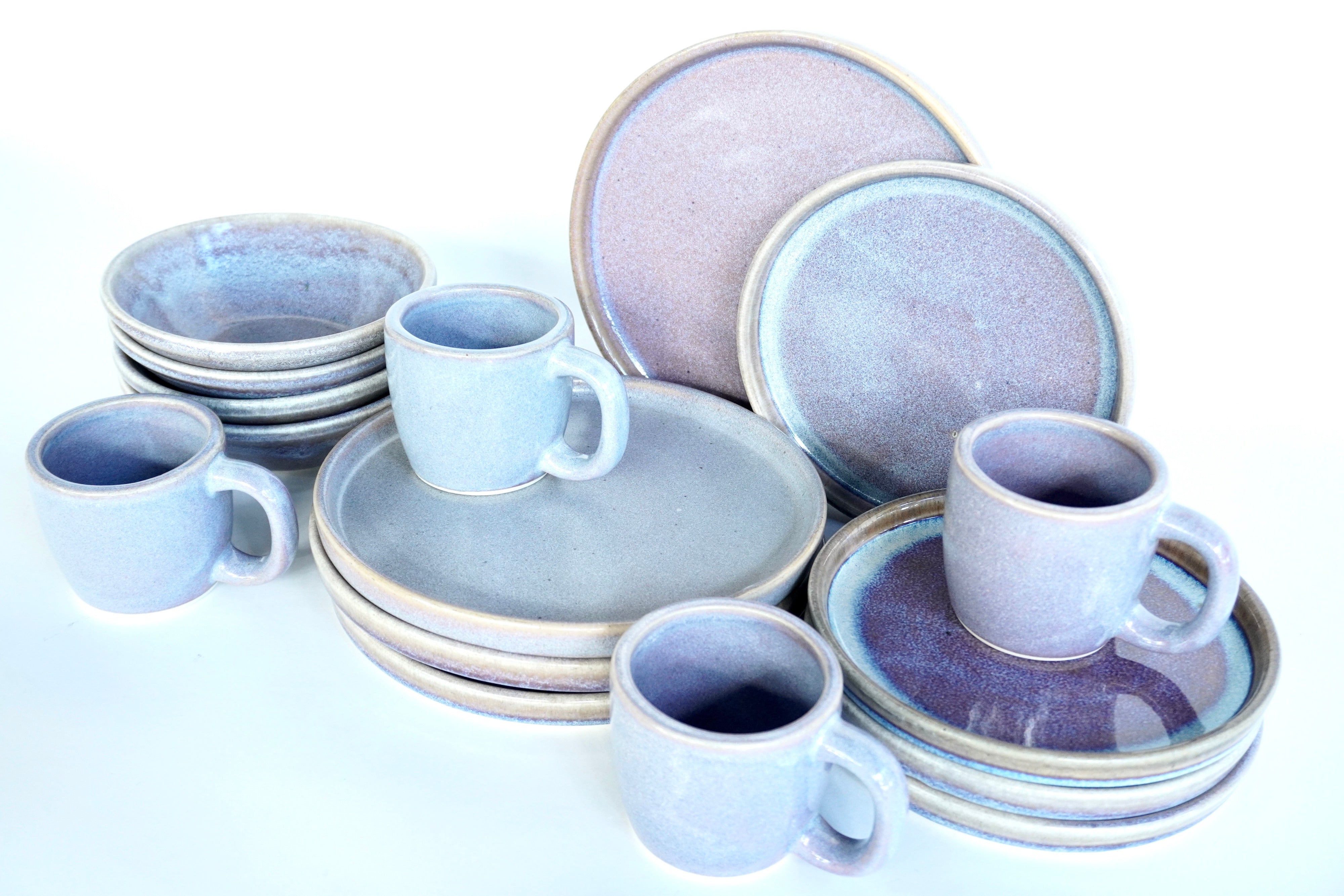 Iris | Set de vajilla línea rústica para 4 personas