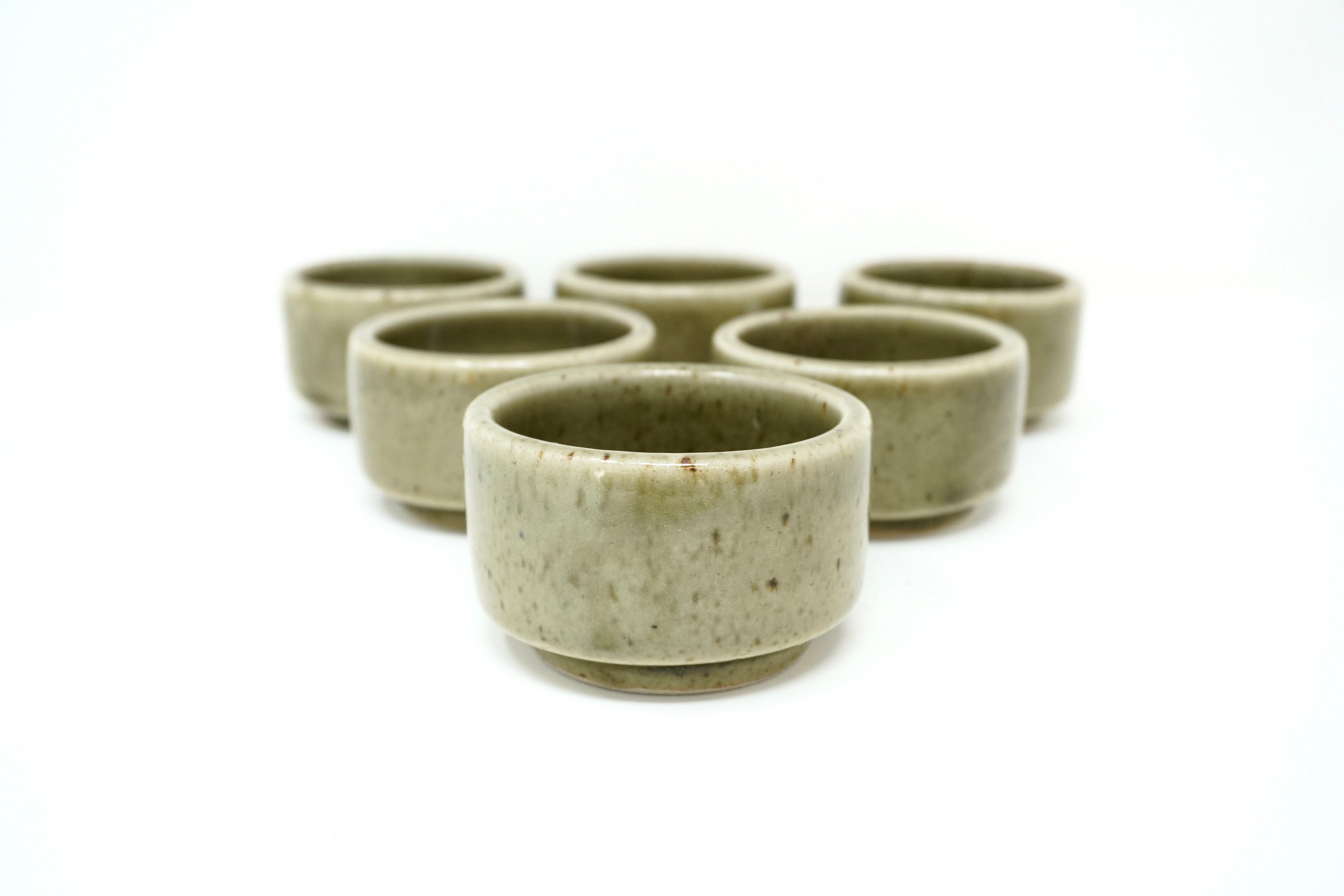 Caoba liso | Set de 6 ramekins de 2 oz línea rústica