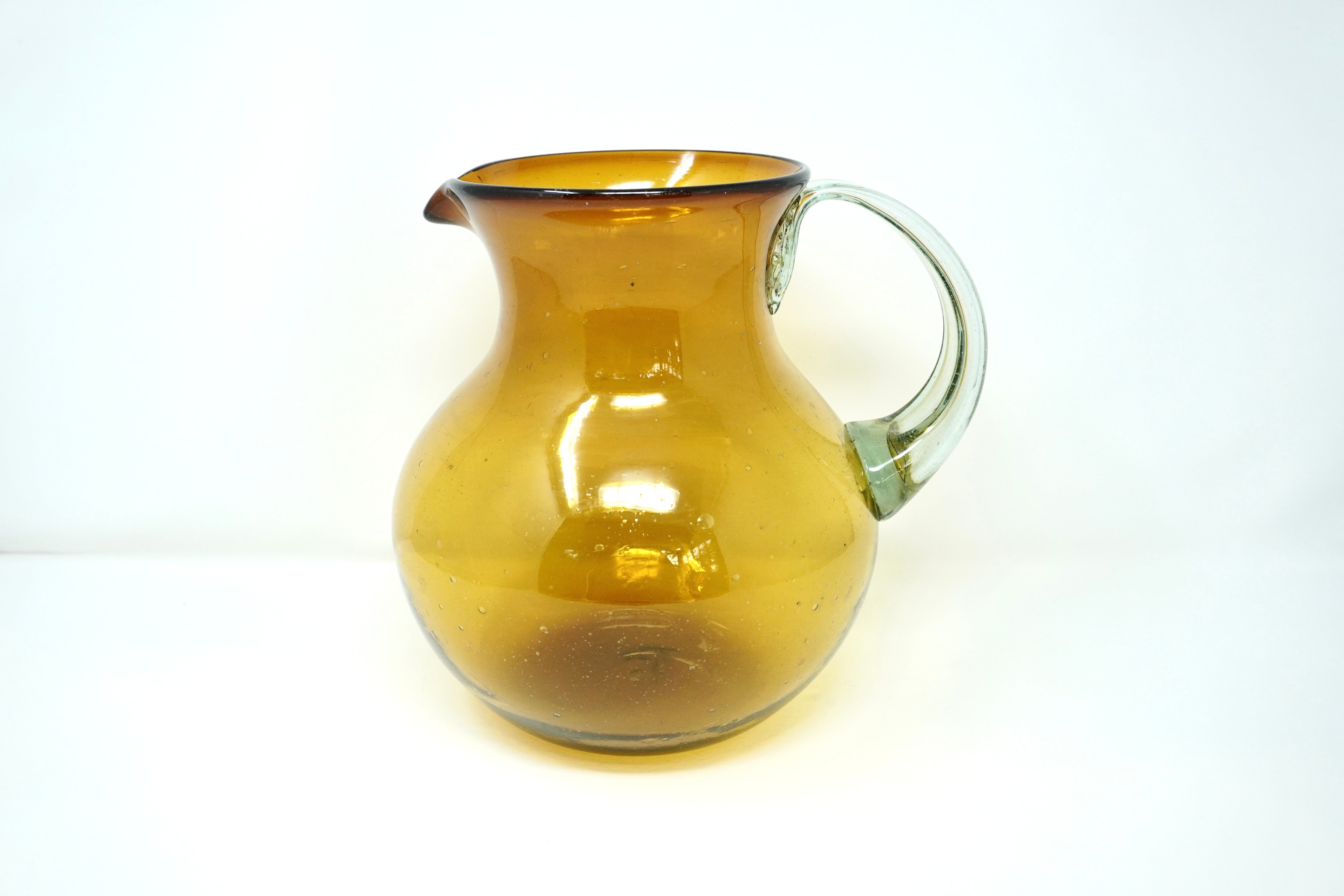 Ambar | Jarra grande de vidrio soplado capacidad 3.5 lt