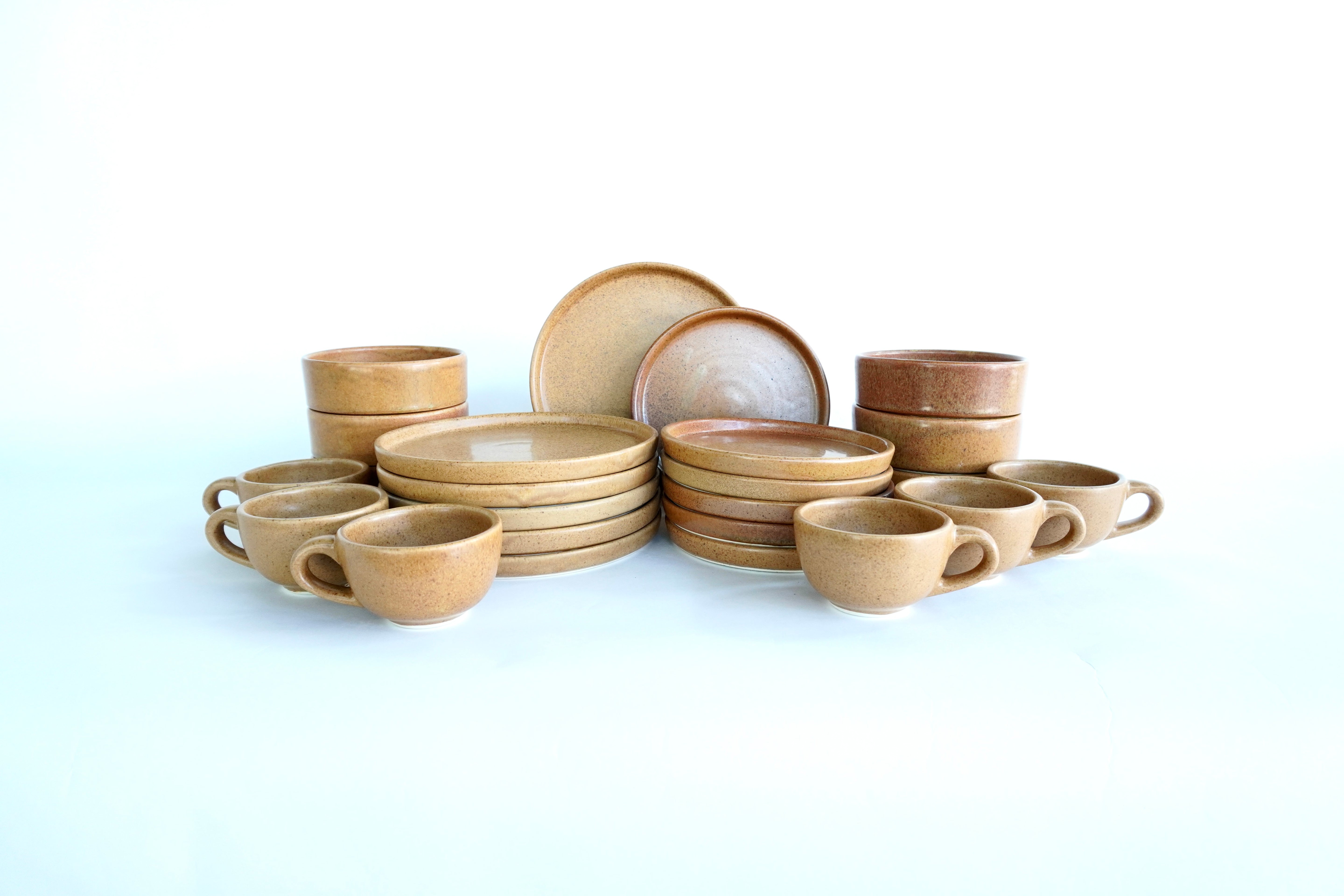 Ladrillo | Set de vajilla línea rústica para 6 personas