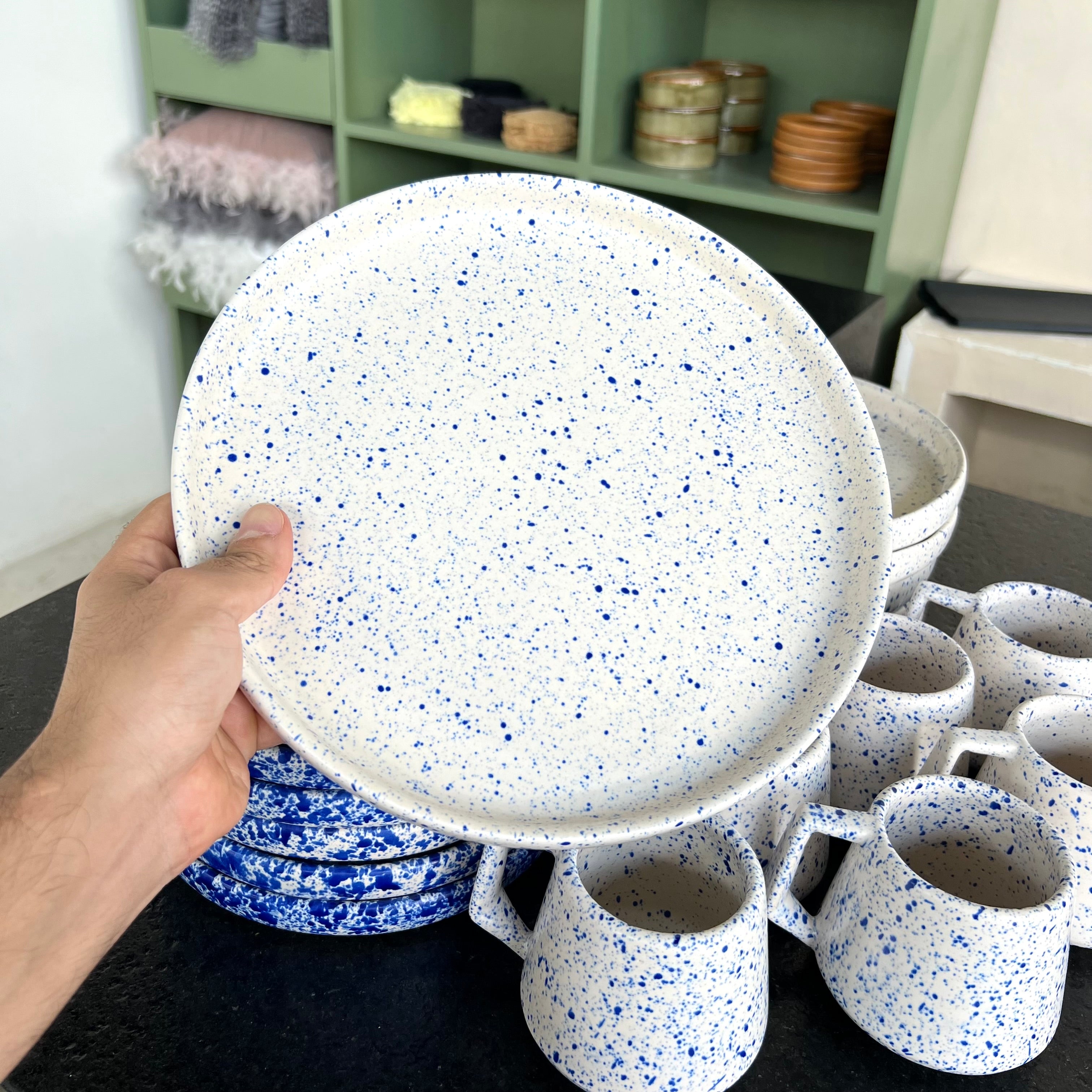 Sisal mate | Set de vajilla línea clásica para 6 personas