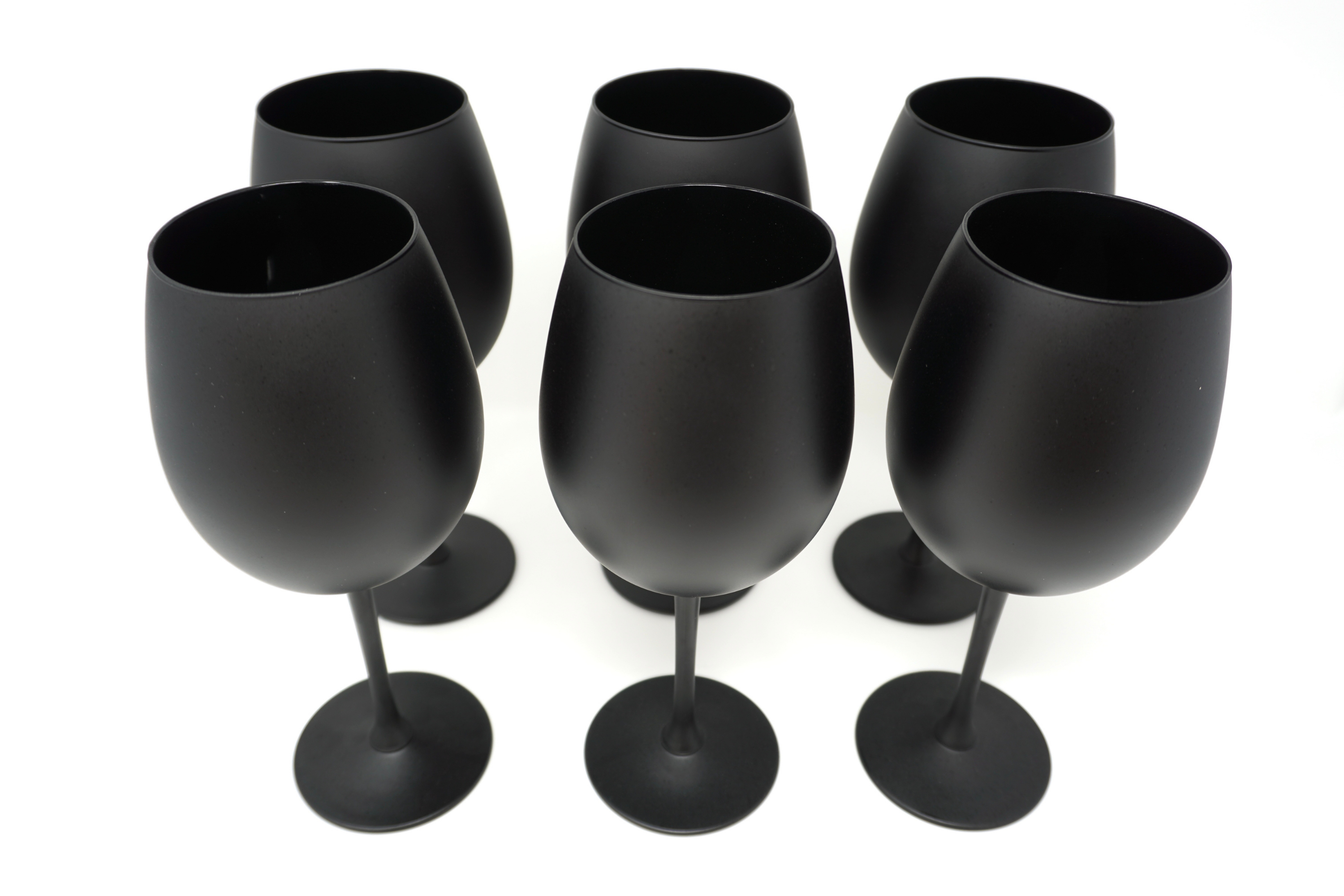 Copas negro mate | Set de 6 piezas