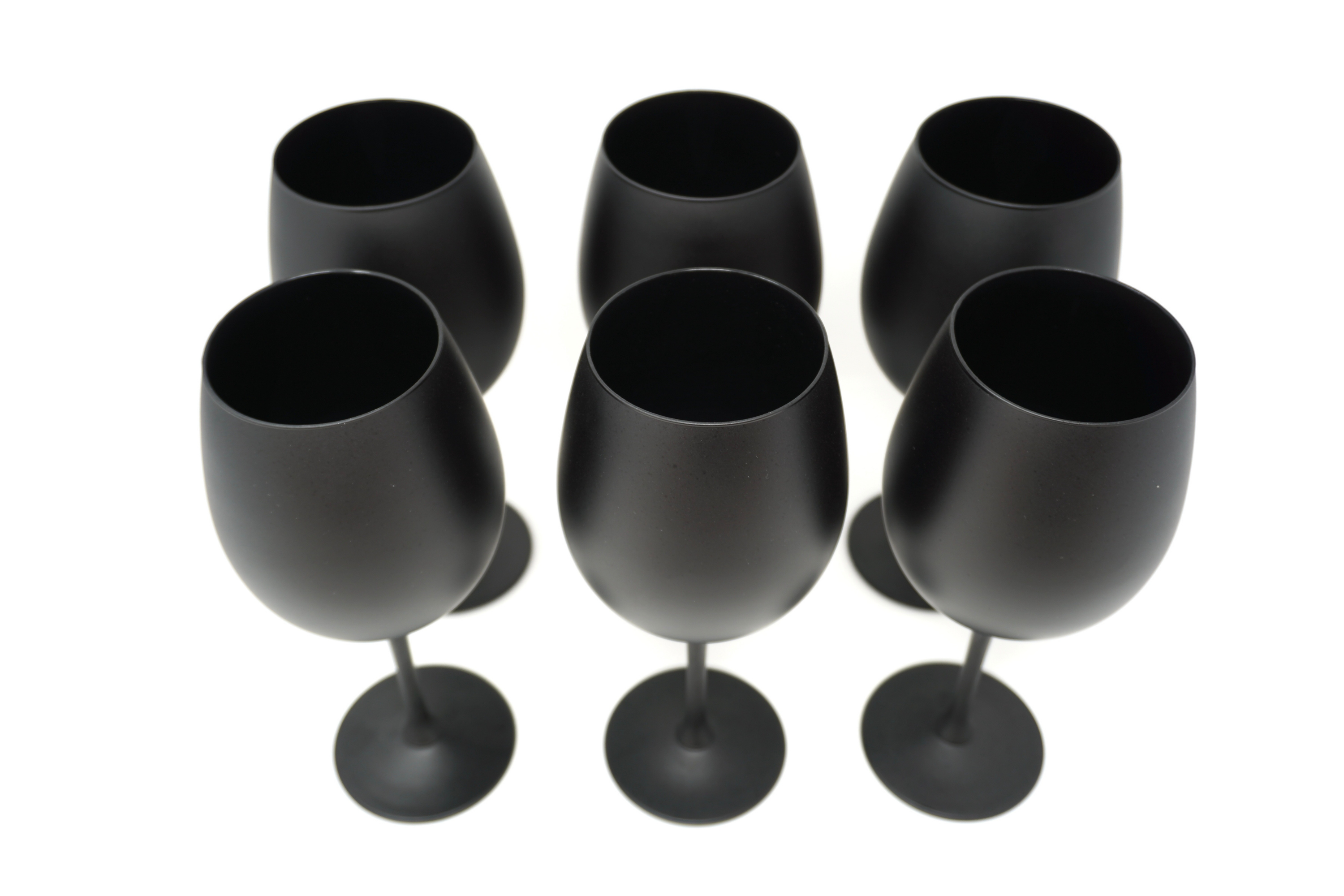 Copas negro mate | Set de 6 piezas