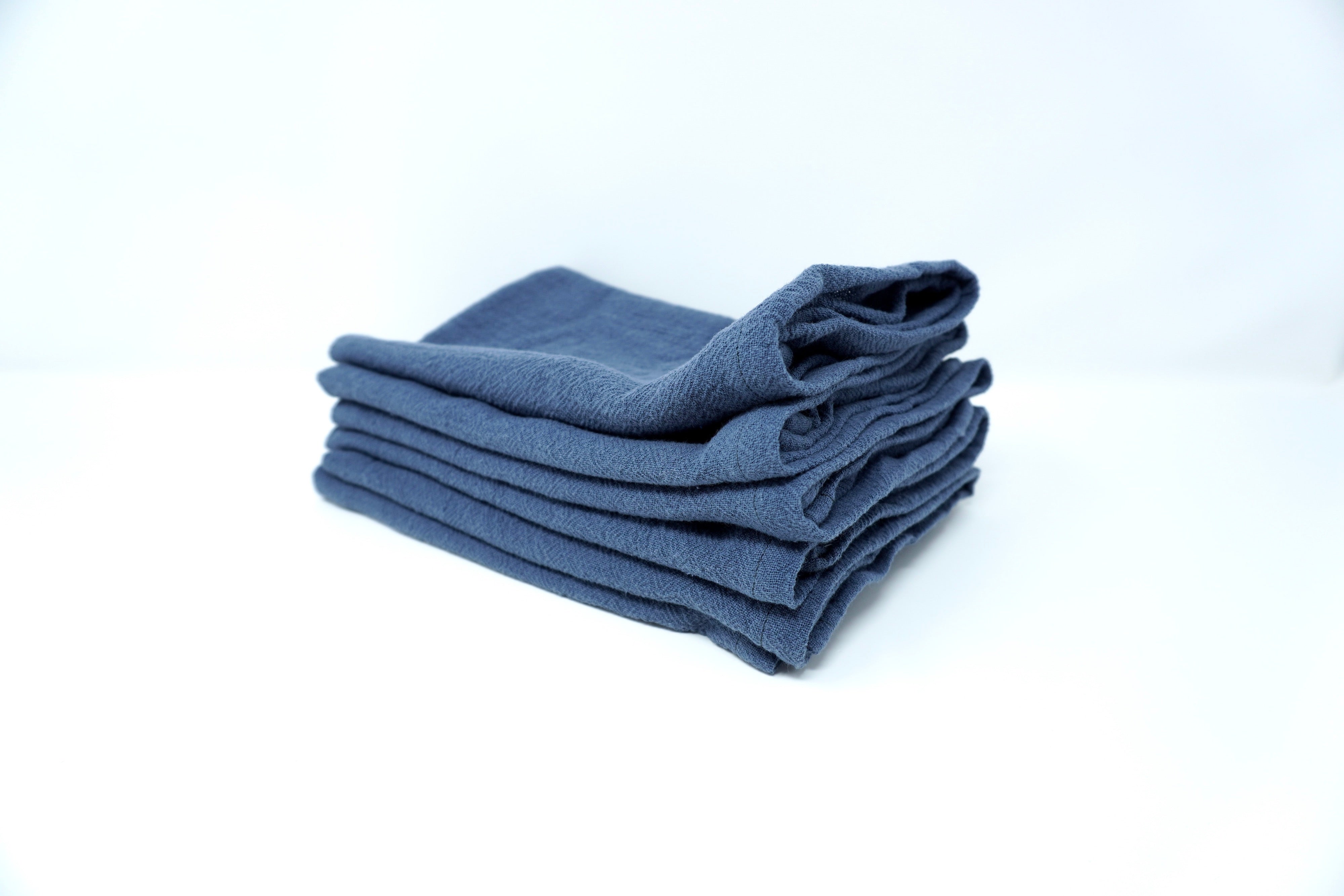 Azul agave | Set de 6 servilletas de algodón