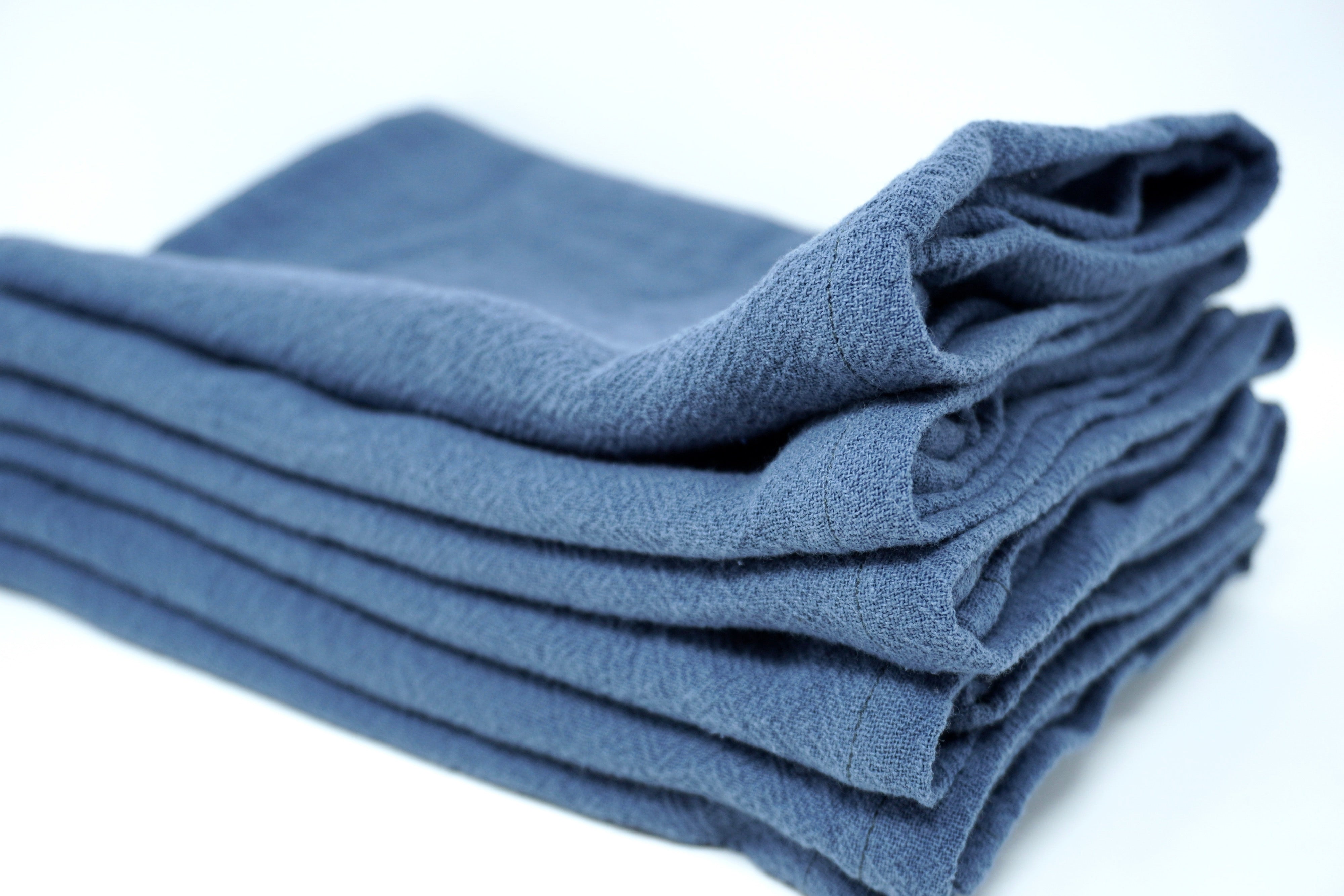 Azul agave | Set de 6 servilletas de algodón