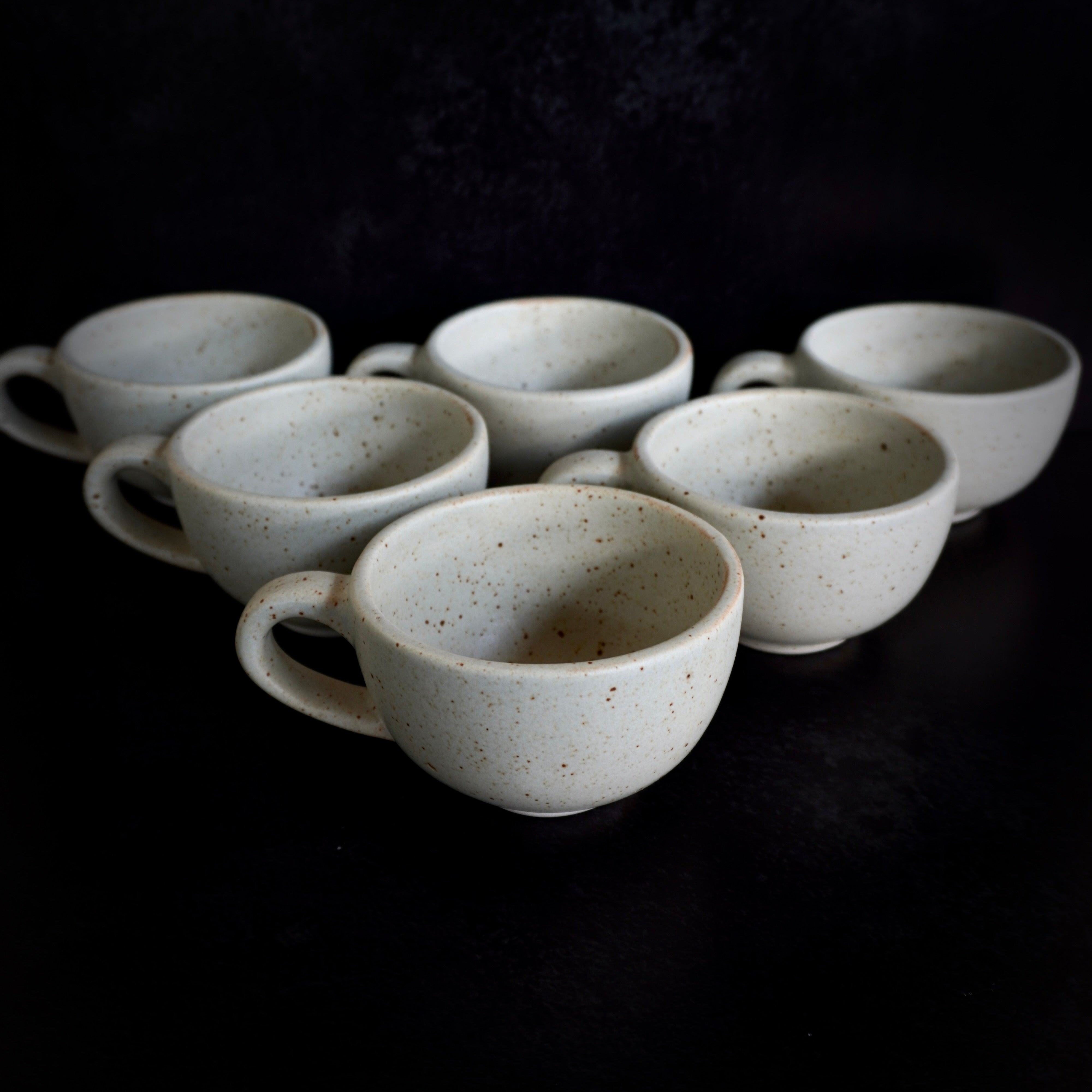 Set de 6 Tazas Arte&Latte Arena Blanca 12 Oz