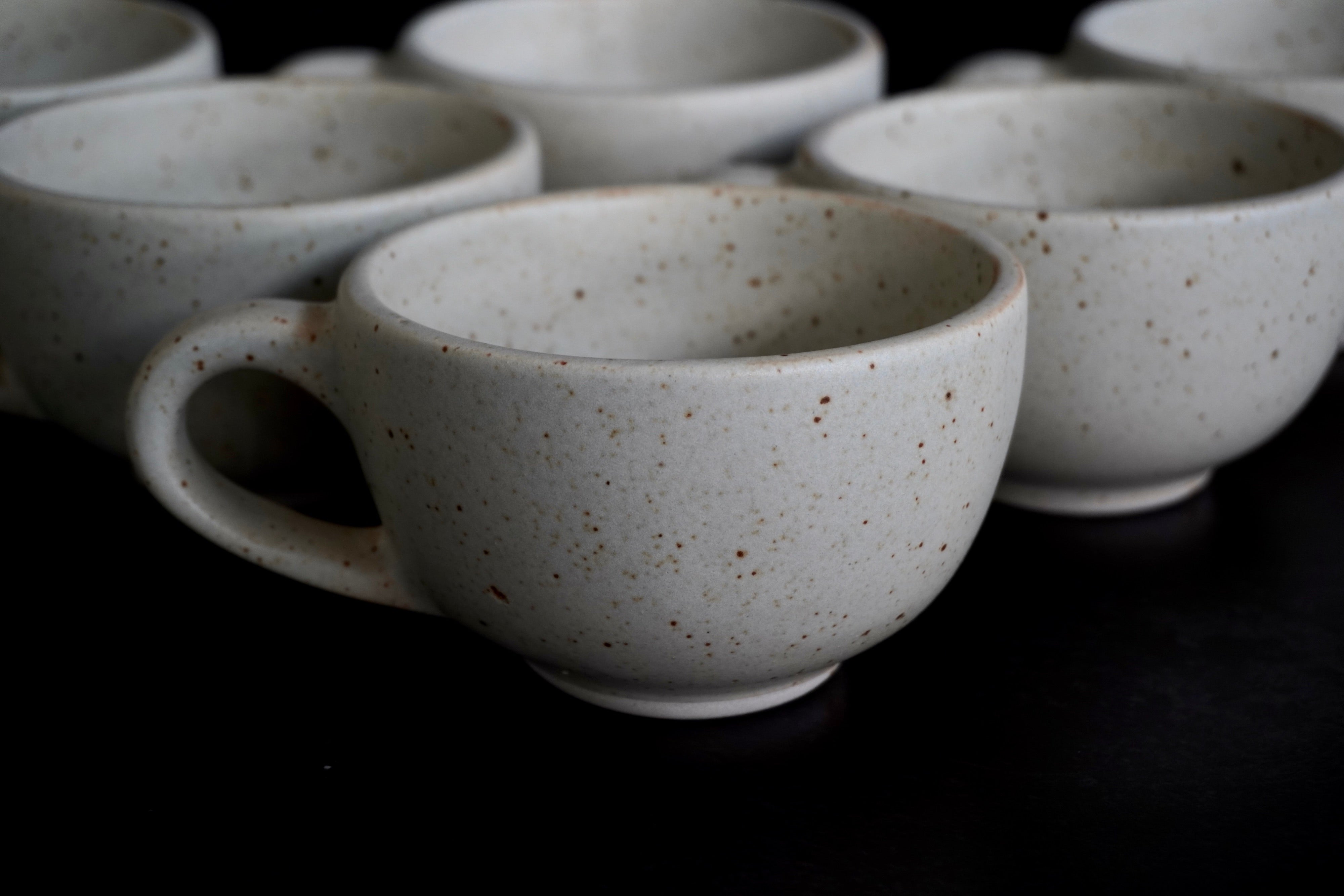 Set de 6 Tazas Arte&Latte Arena Blanca 12 Oz