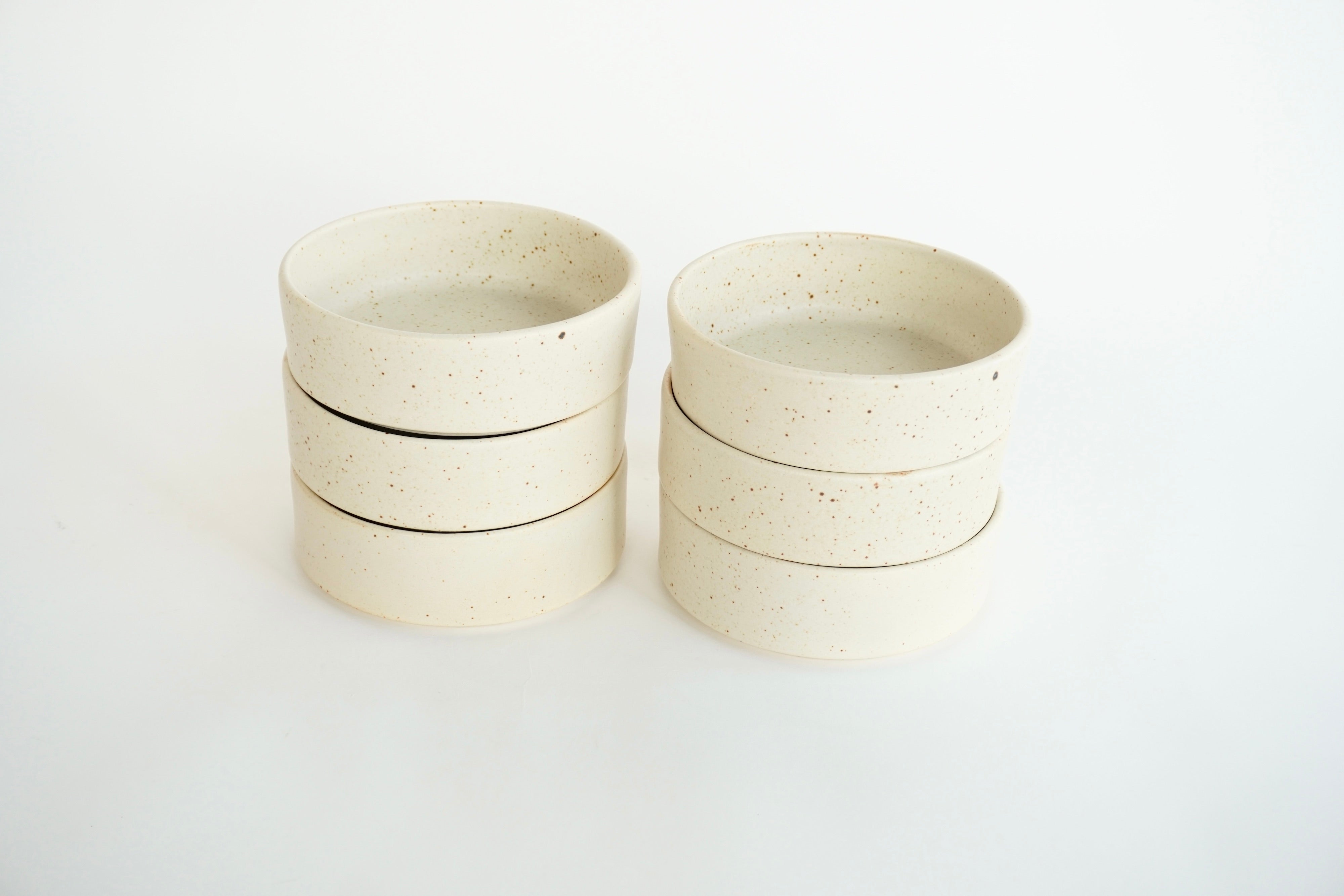 Arena Blanca Set de 6 Bowls Con Pared
