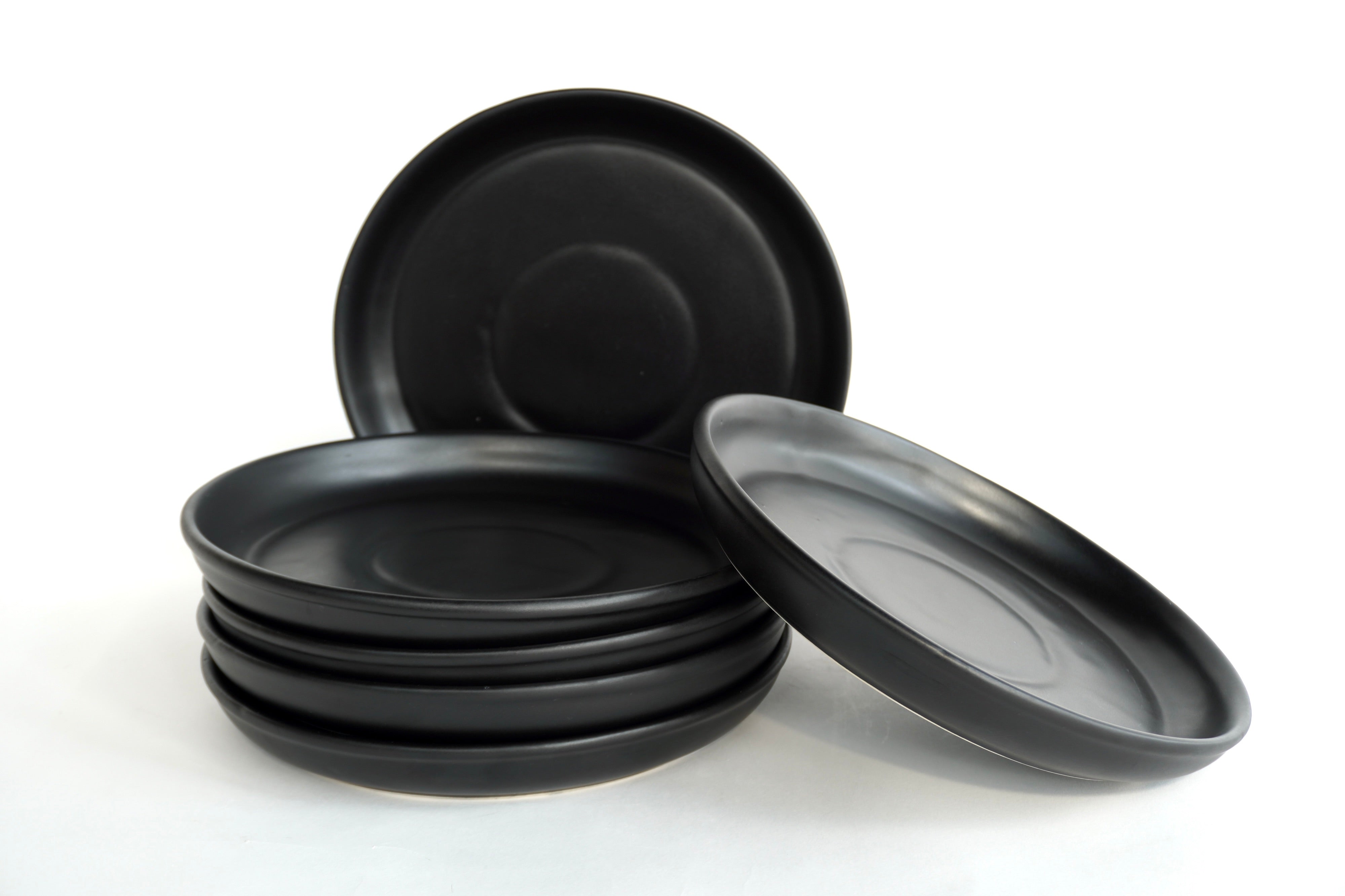 Black Out Set de 6 Platos Principales Trapezoidal Con Pared