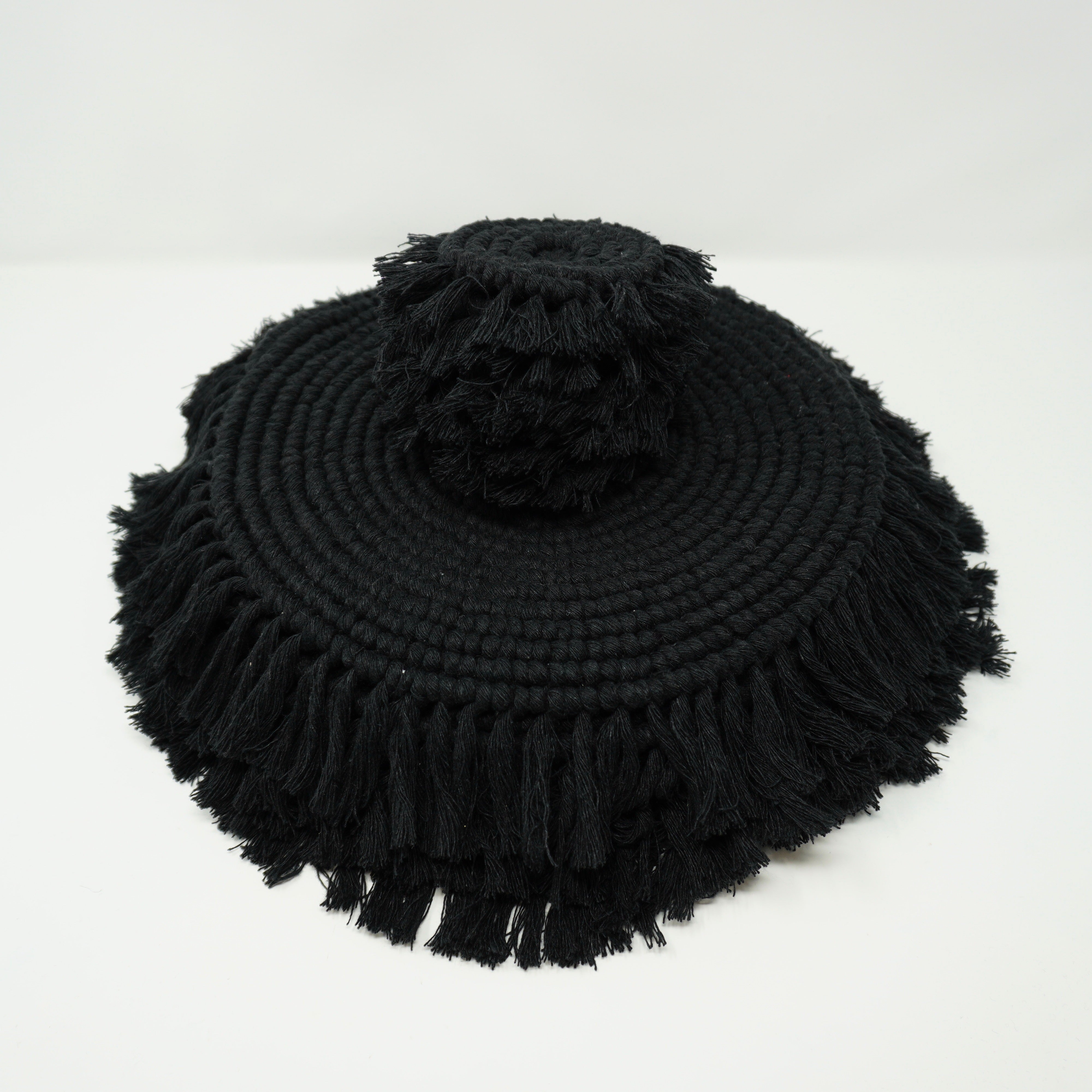 Negro | Set de manteles & portavasos para 6 personas